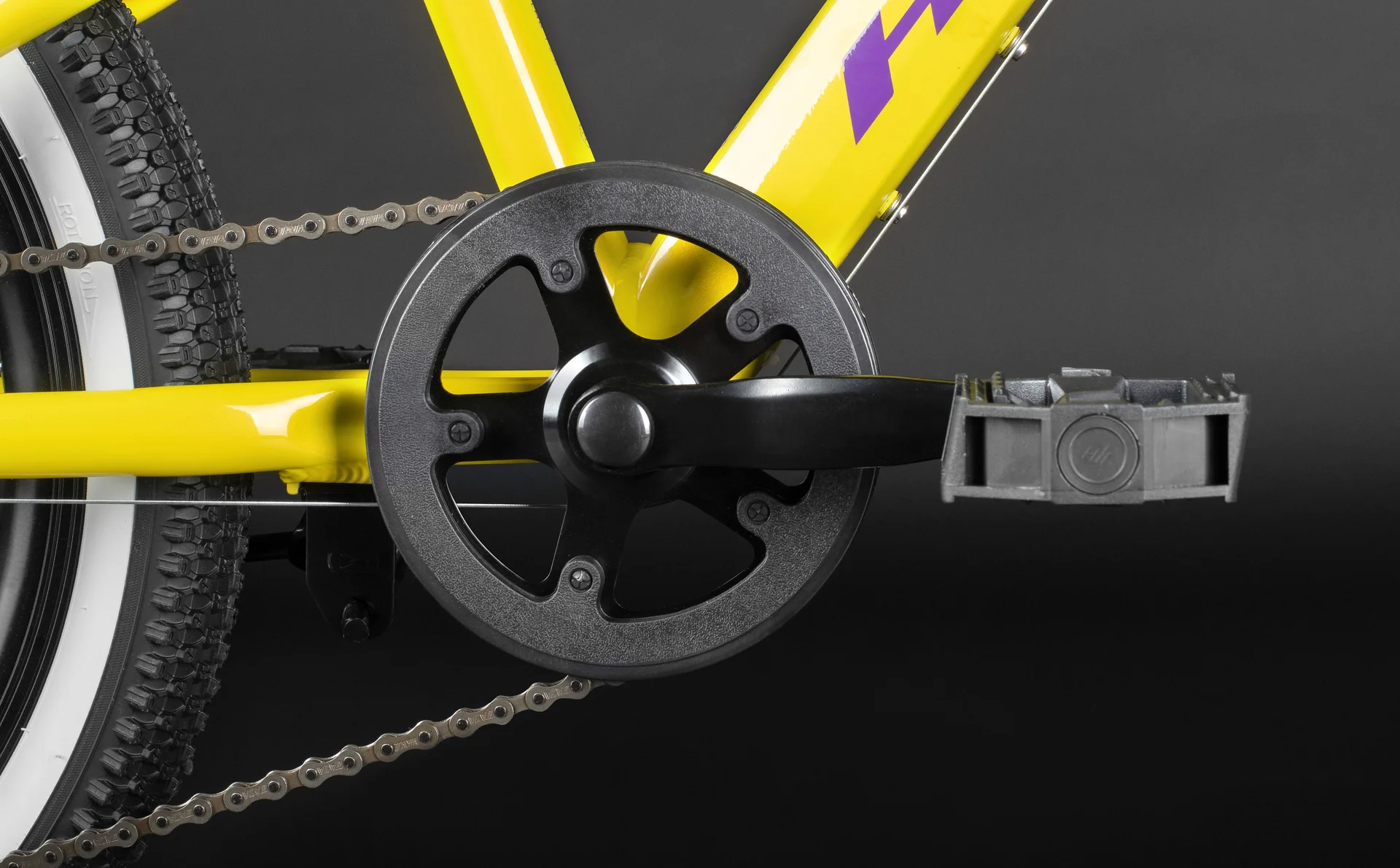 Велосипед HORH LIMA HTina 20" (2024) Yellow-Purple - миниатюра 13