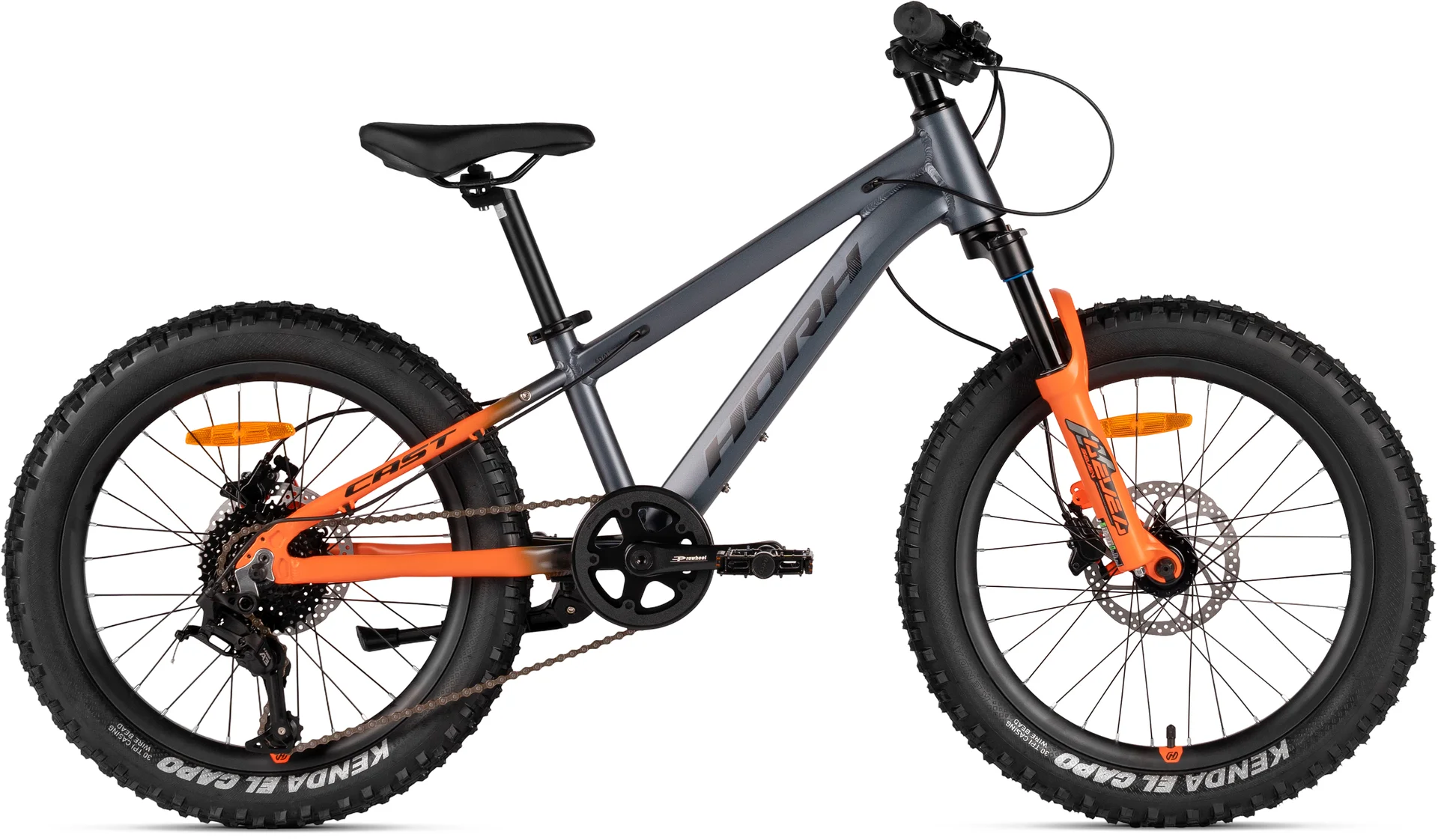 Велосипед HORH CAST HCSTHD 2.0 20" (2026) Grey-Orange-Black - изображение 1