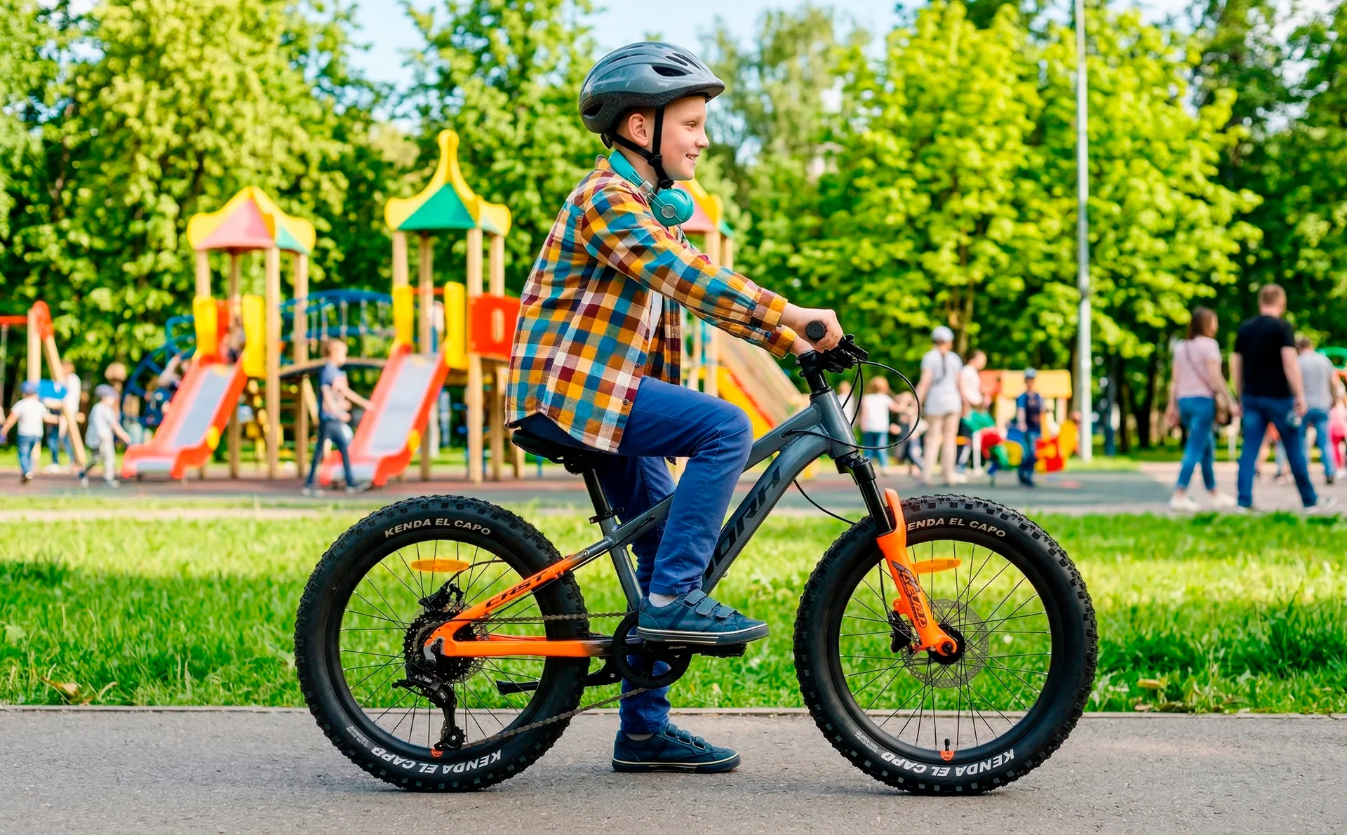 Велосипед HORH CAST HCSTHD 2.0 20" (2026) Grey-Orange-Black - миниатюра 2