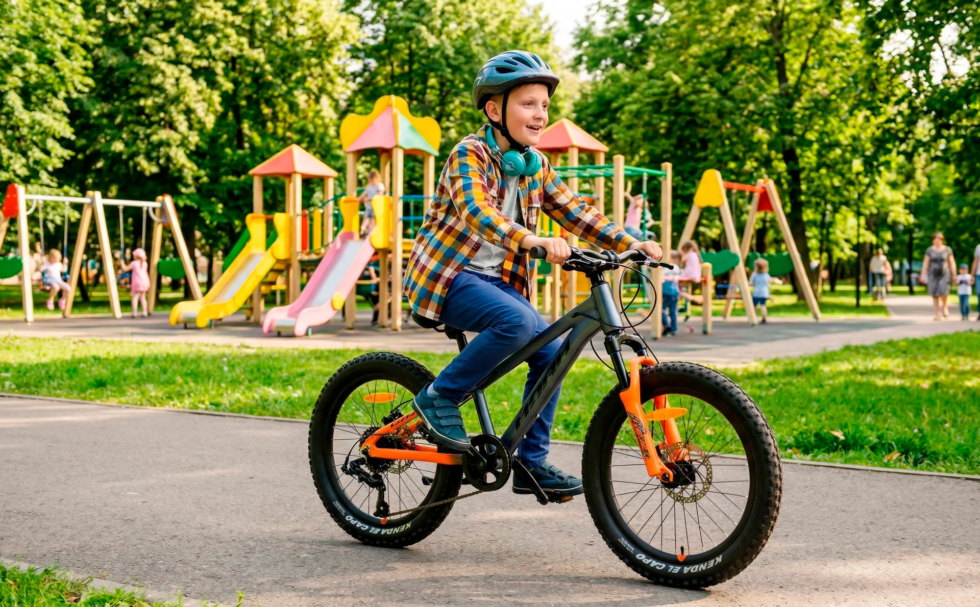 Велосипед HORH CAST HCSTHD 2.0 20" (2026) Grey-Orange-Black - миниатюра 3