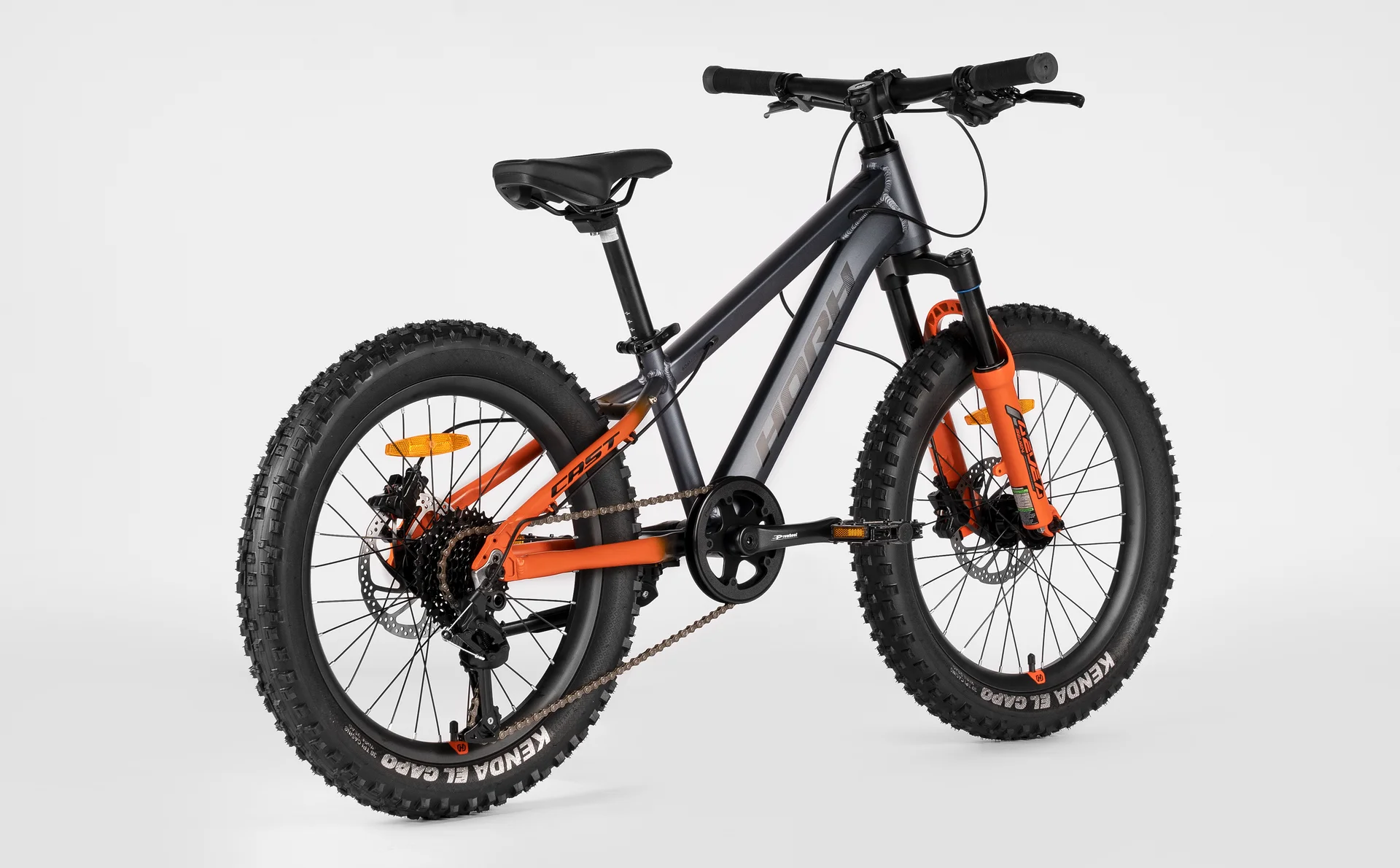 Велосипед HORH CAST HCSTHD 2.0 20" (2026) Grey-Orange-Black - миниатюра 6