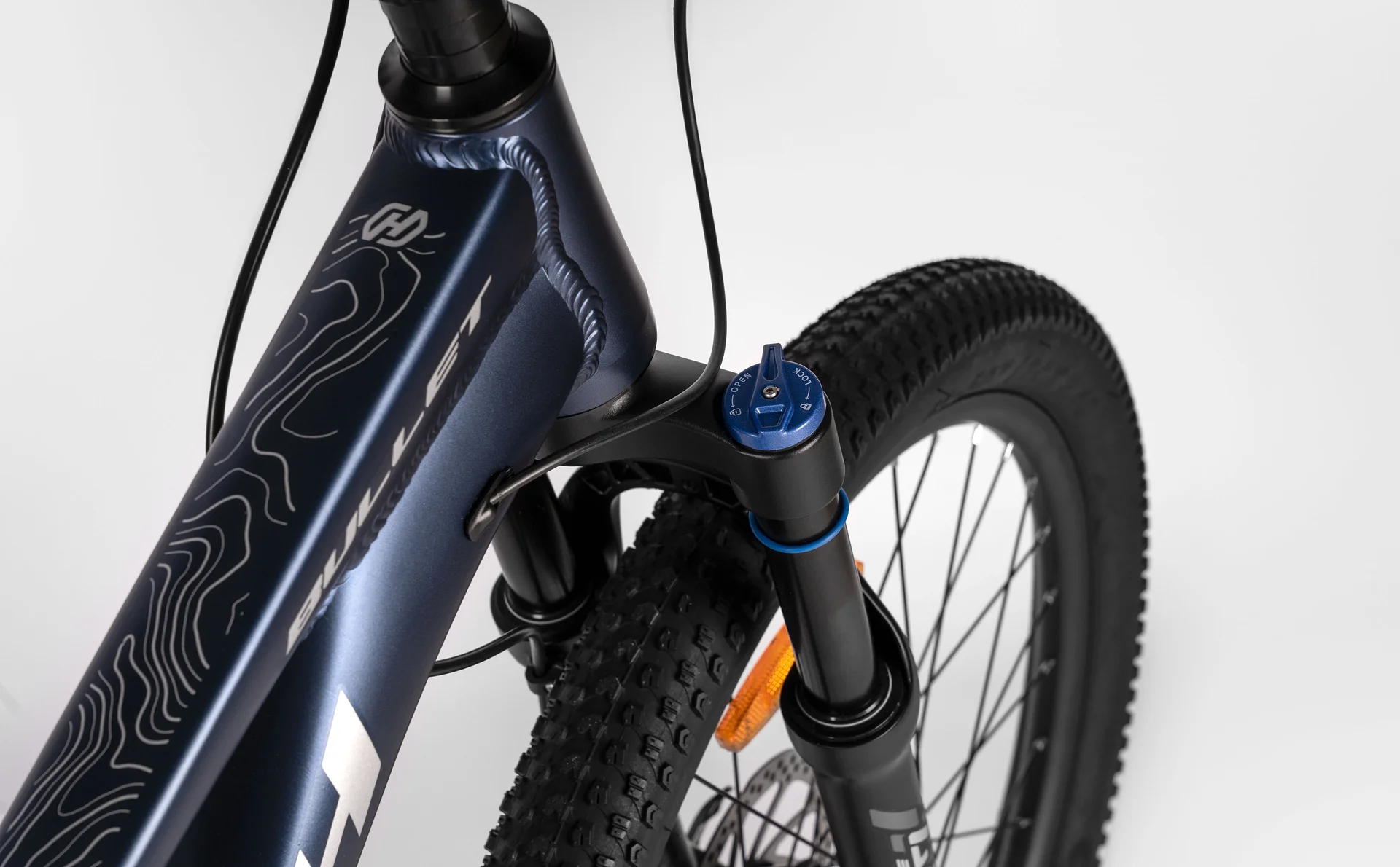 Велосипед HORH BULLET BHD 4.0 24" (2026) Blue-Grey-White - миниатюра 11