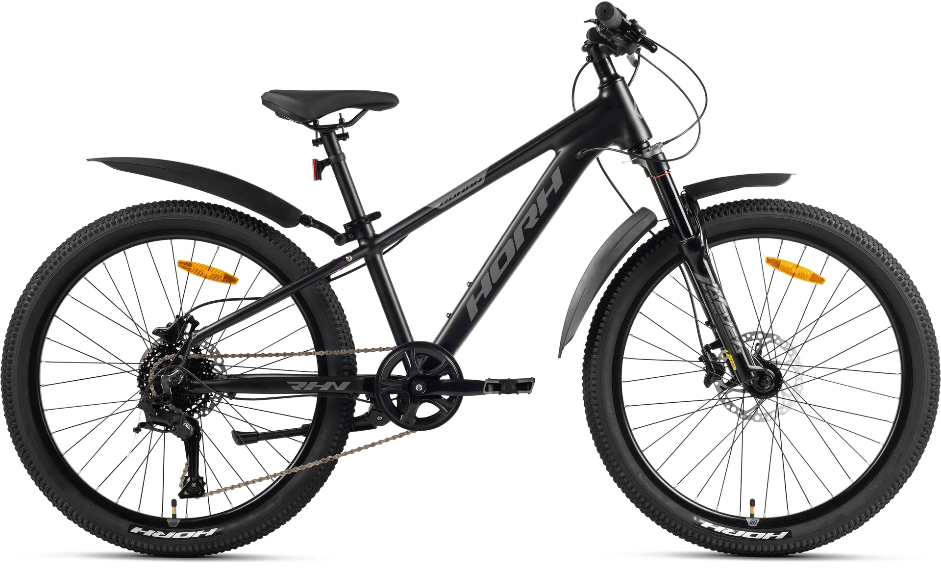 Велосипед HORH ROHAN AIR RHD4.4 24" (2026) Black-Grey - изображение 1