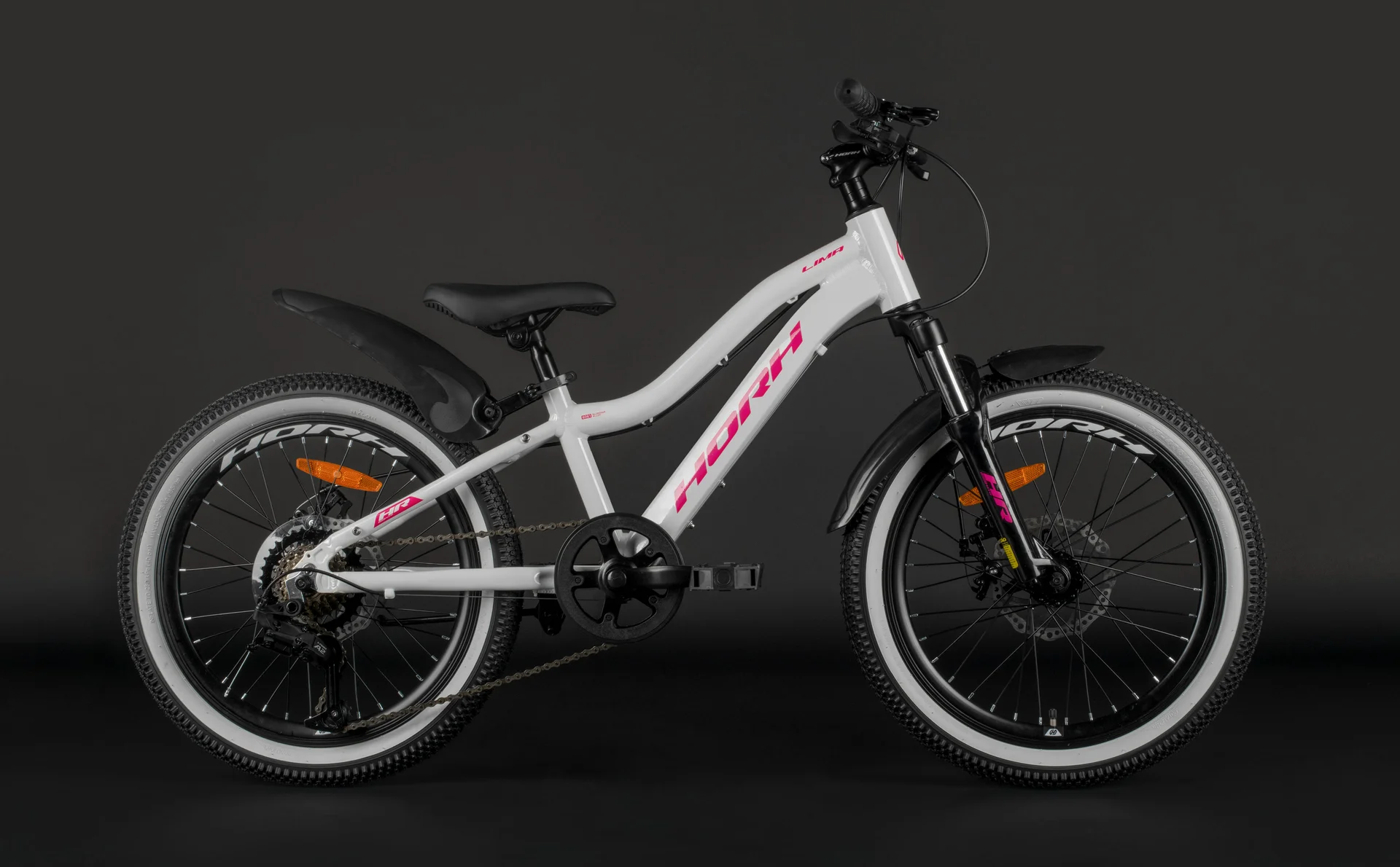 Велосипед HORH LIMA 20" (2024) White-Pink - миниатюра 5