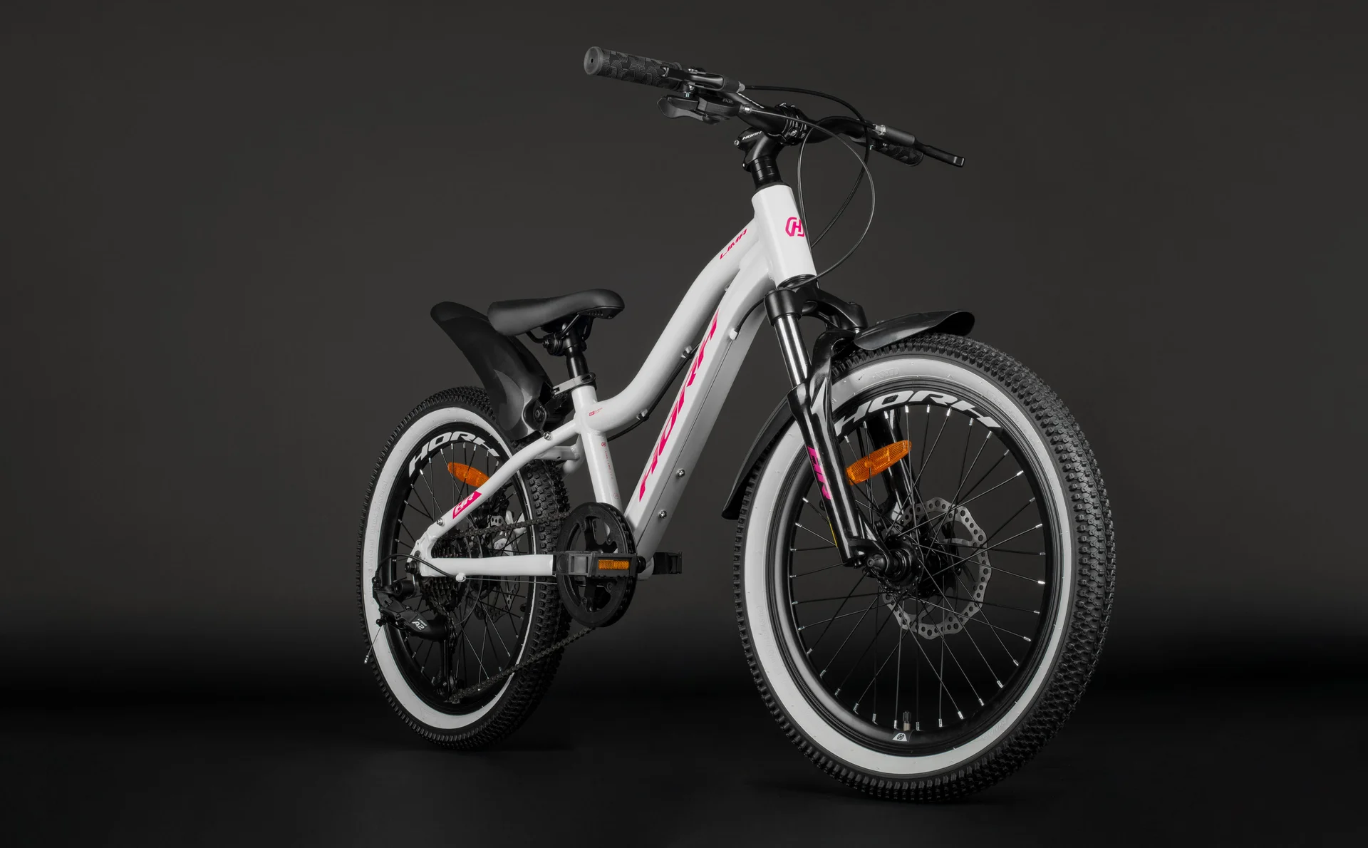 Велосипед HORH LIMA 20" (2024) White-Pink - миниатюра 6