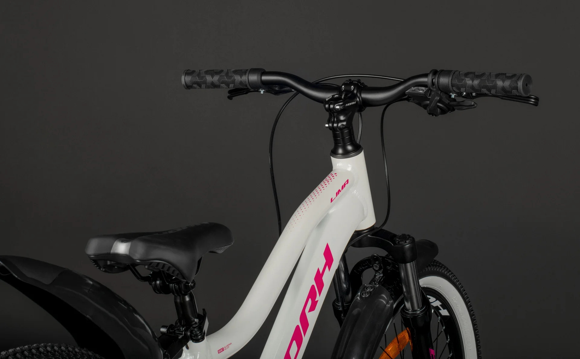 Велосипед HORH LIMA 20" (2024) White-Pink - миниатюра 8