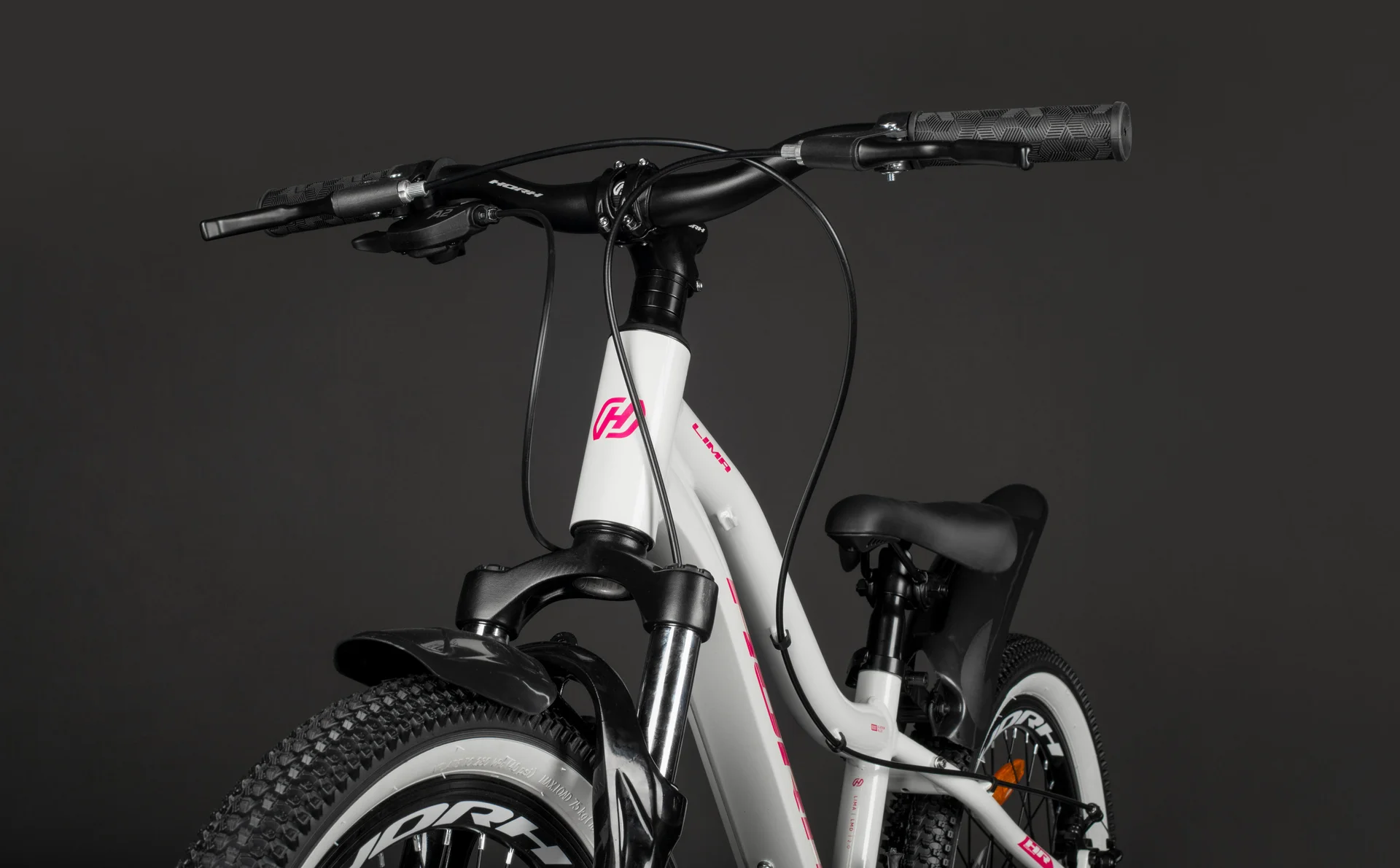 Велосипед HORH LIMA 20" (2024) White-Pink - миниатюра 9