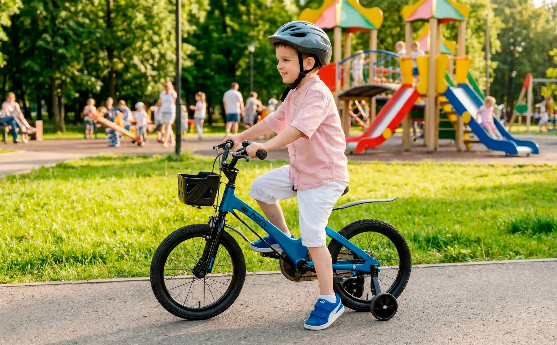 Велосипед HORH FORMULA 16 (2026) Blue-Black - миниатюра 2