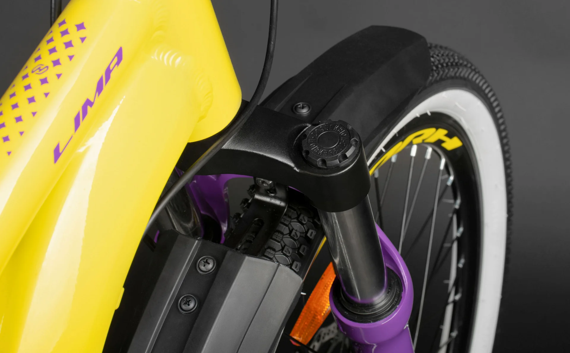 Велосипед HORH LIMA 24" (2025) Yellow-Purple - миниатюра 12