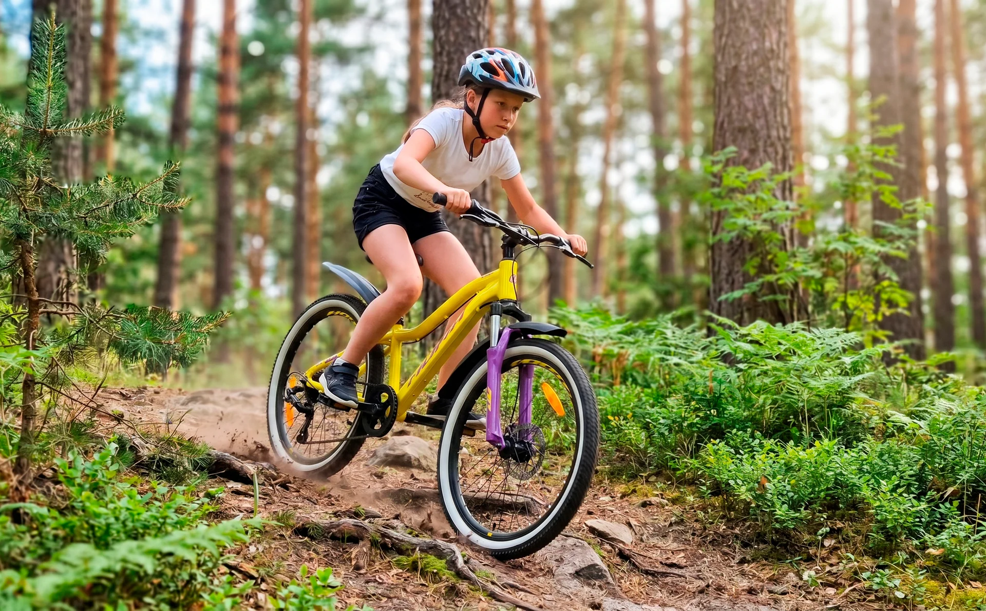 Велосипед HORH LIMA 24" (2025) Yellow-Purple - миниатюра 3