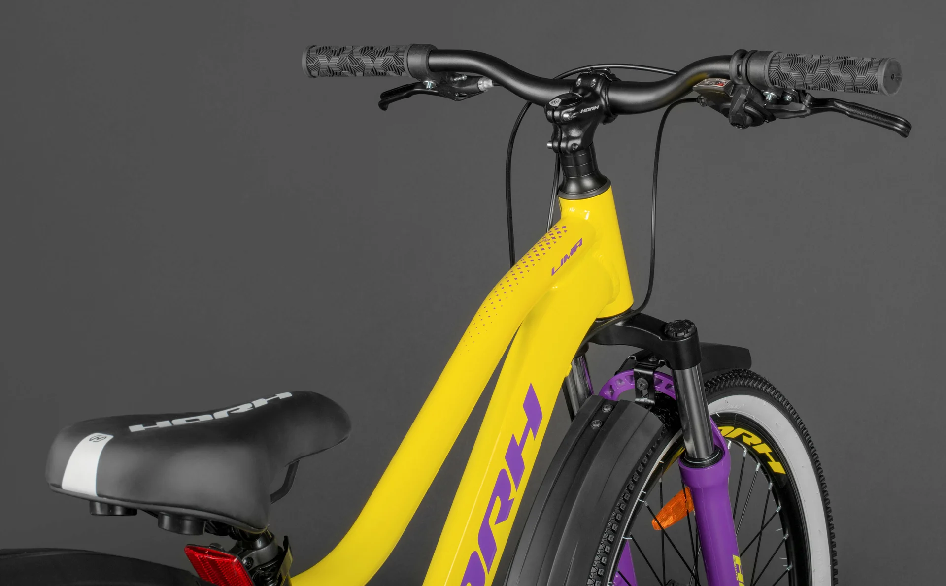 Велосипед HORH LIMA 24" (2025) Yellow-Purple - миниатюра 8