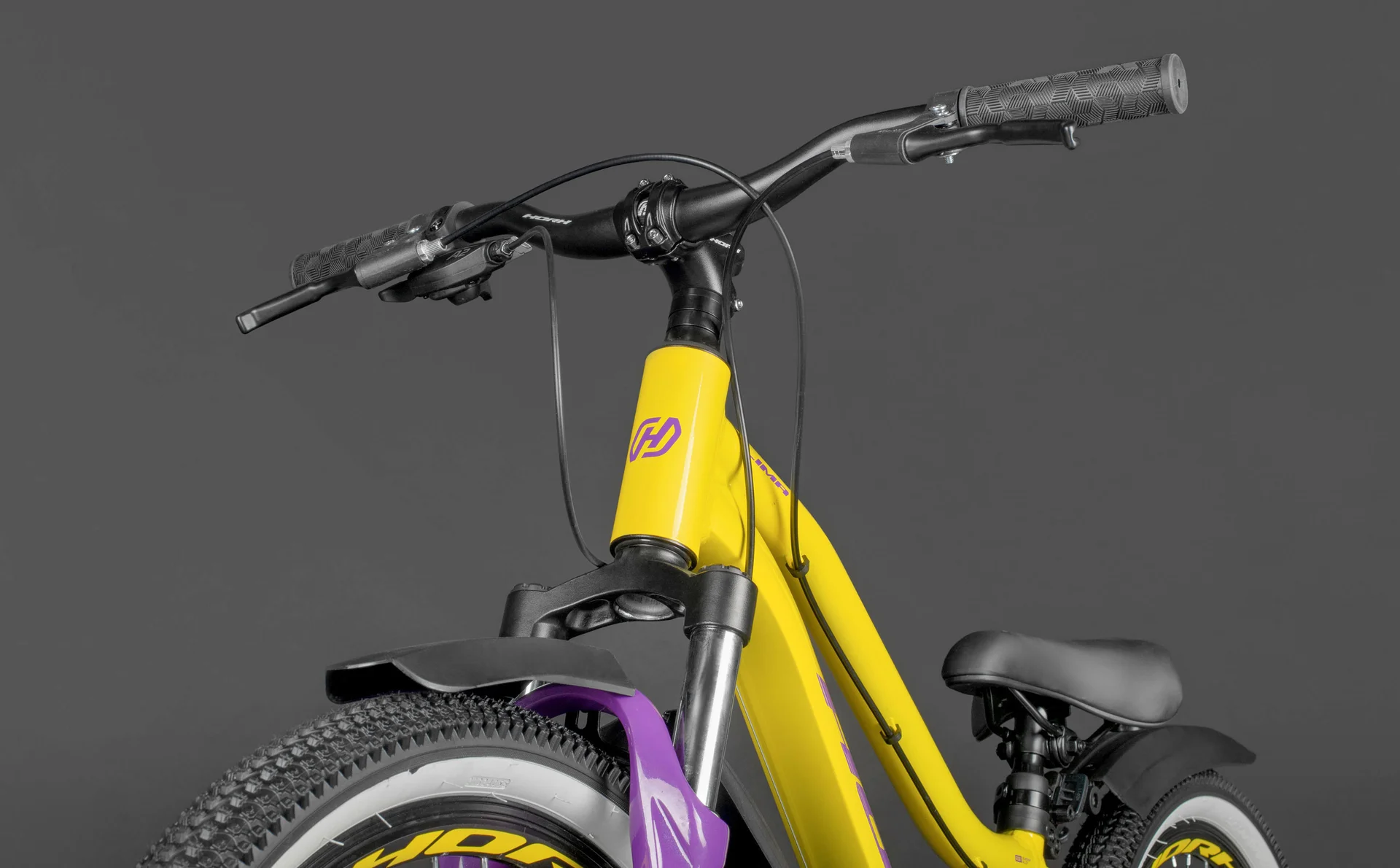 Велосипед HORH LIMA 24" (2025) Yellow-Purple - миниатюра 9