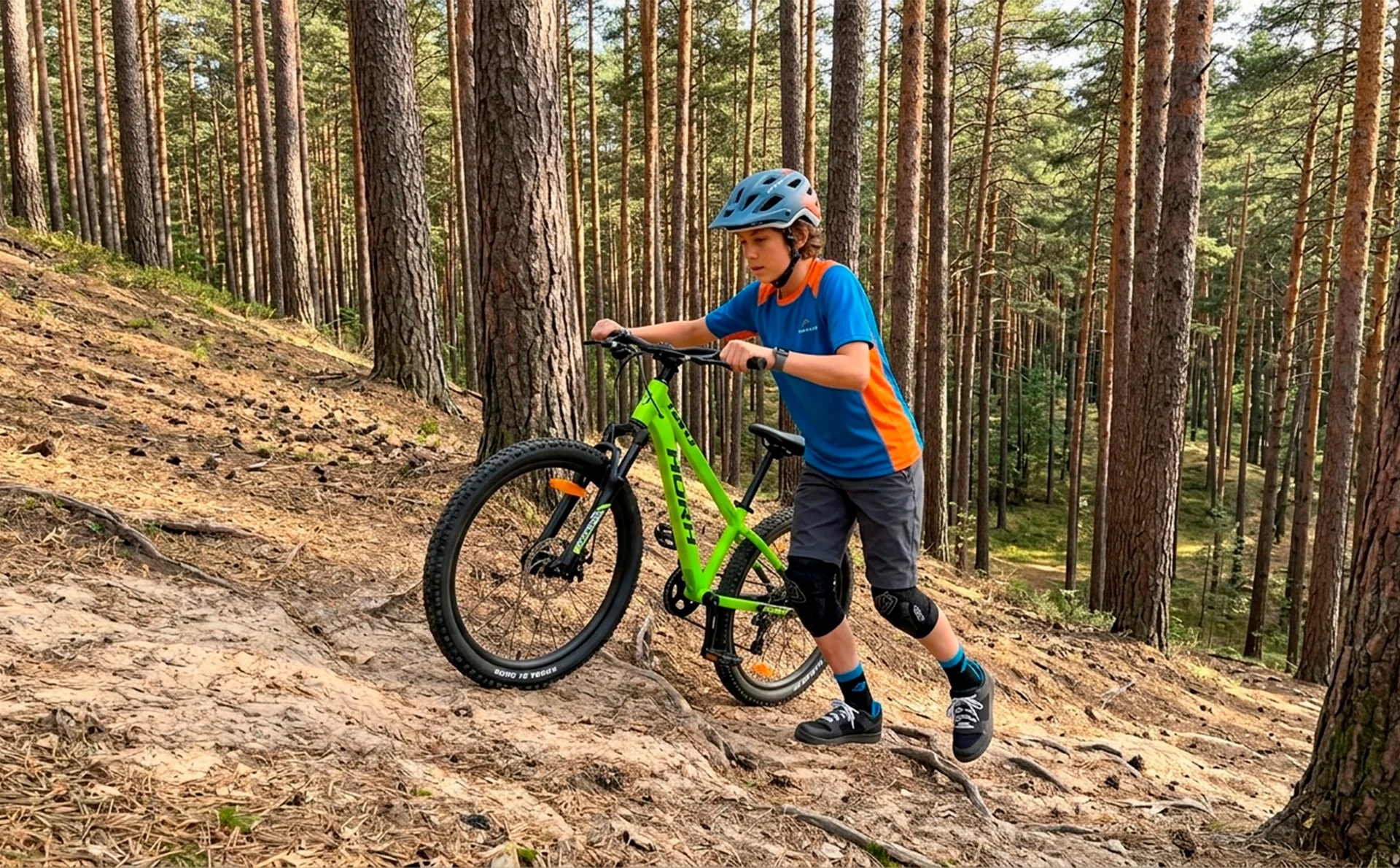 Велосипед HORH CAST HCSTMD 1SR 4.0 24" (2026) Green-Black - миниатюра 3