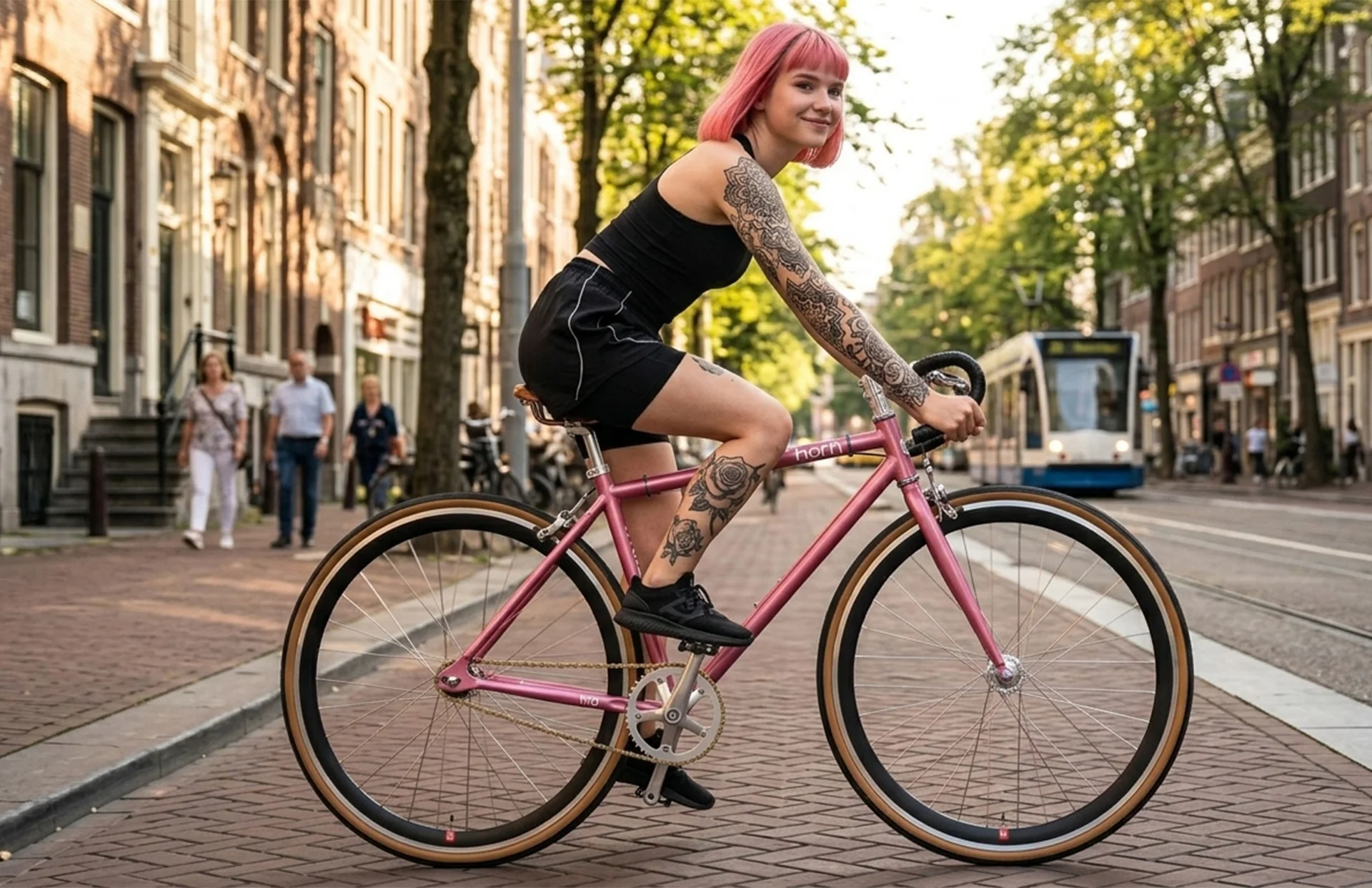 Велосипед HORH RECORD 700С (2026) Pink - миниатюра 2