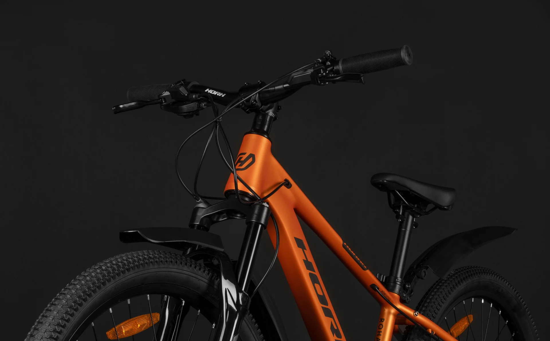 Велосипед HORH ROHAN AIR RHD4.4 24" (2026) Orange-Black - миниатюра 10