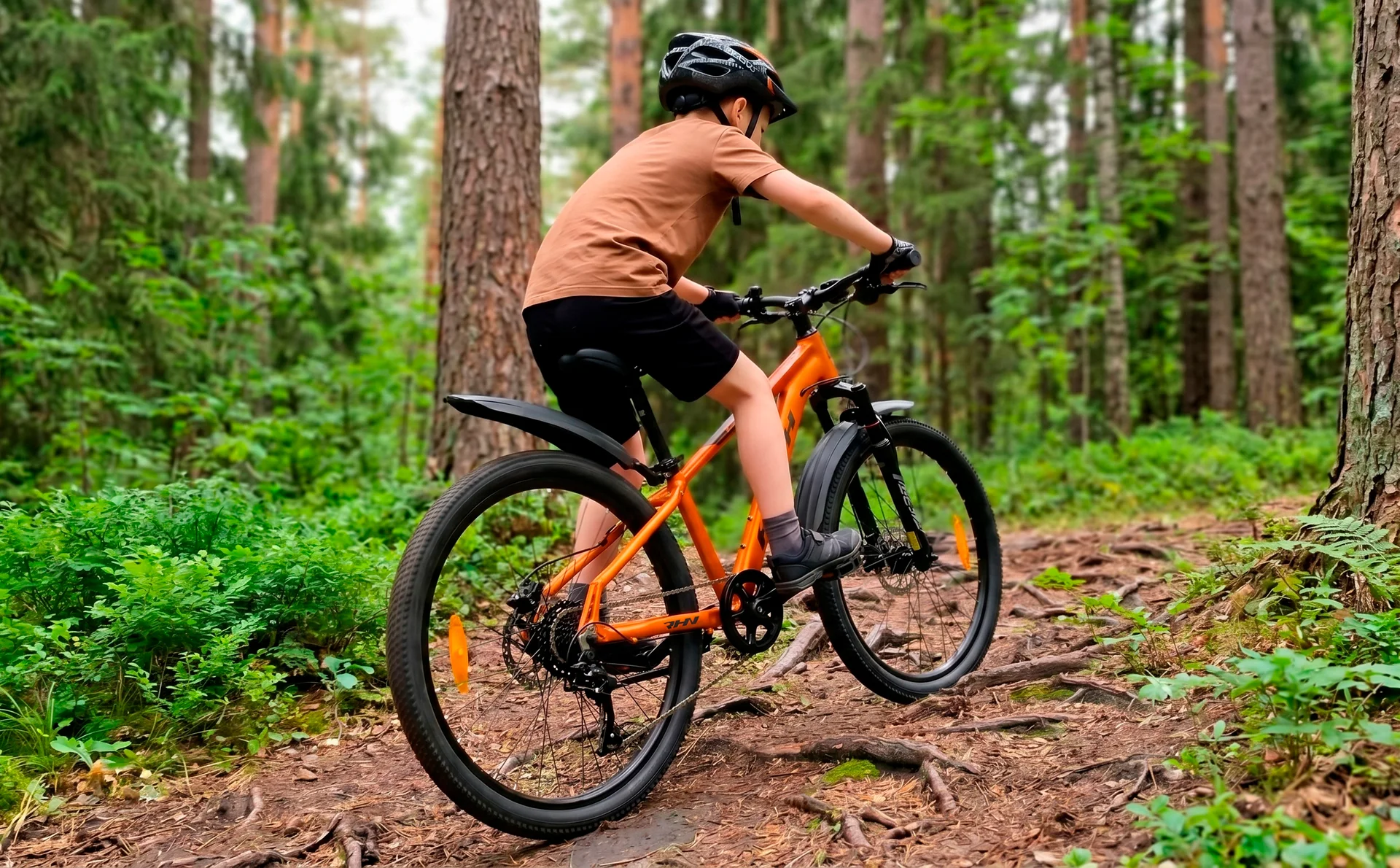 Велосипед HORH ROHAN AIR RHD4.4 24" (2026) Orange-Black - миниатюра 4