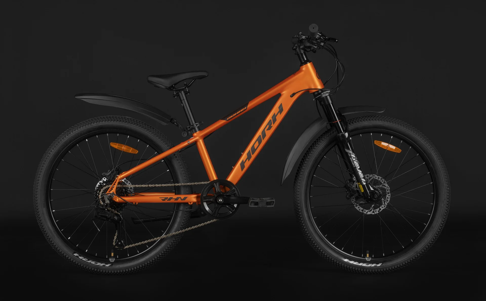 Велосипед HORH ROHAN AIR RHD4.4 24" (2026) Orange-Black - миниатюра 5