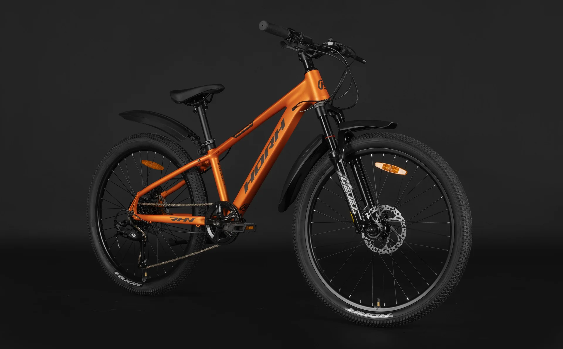 Велосипед HORH ROHAN AIR RHD4.4 24" (2026) Orange-Black - миниатюра 6