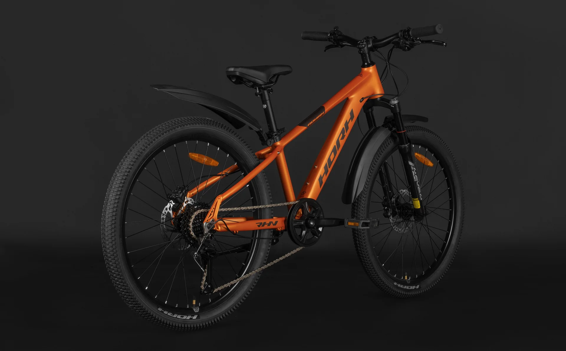 Велосипед HORH ROHAN AIR RHD4.4 24" (2026) Orange-Black - миниатюра 7