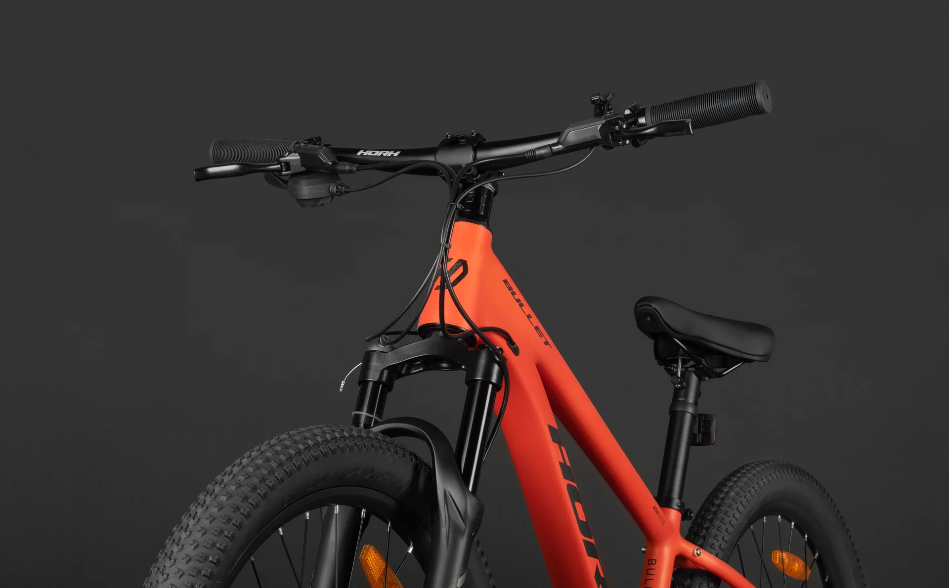 Велосипед HORH BULLET AIR HBHD4.2 24" (2025) Orange-Black - миниатюра 10
