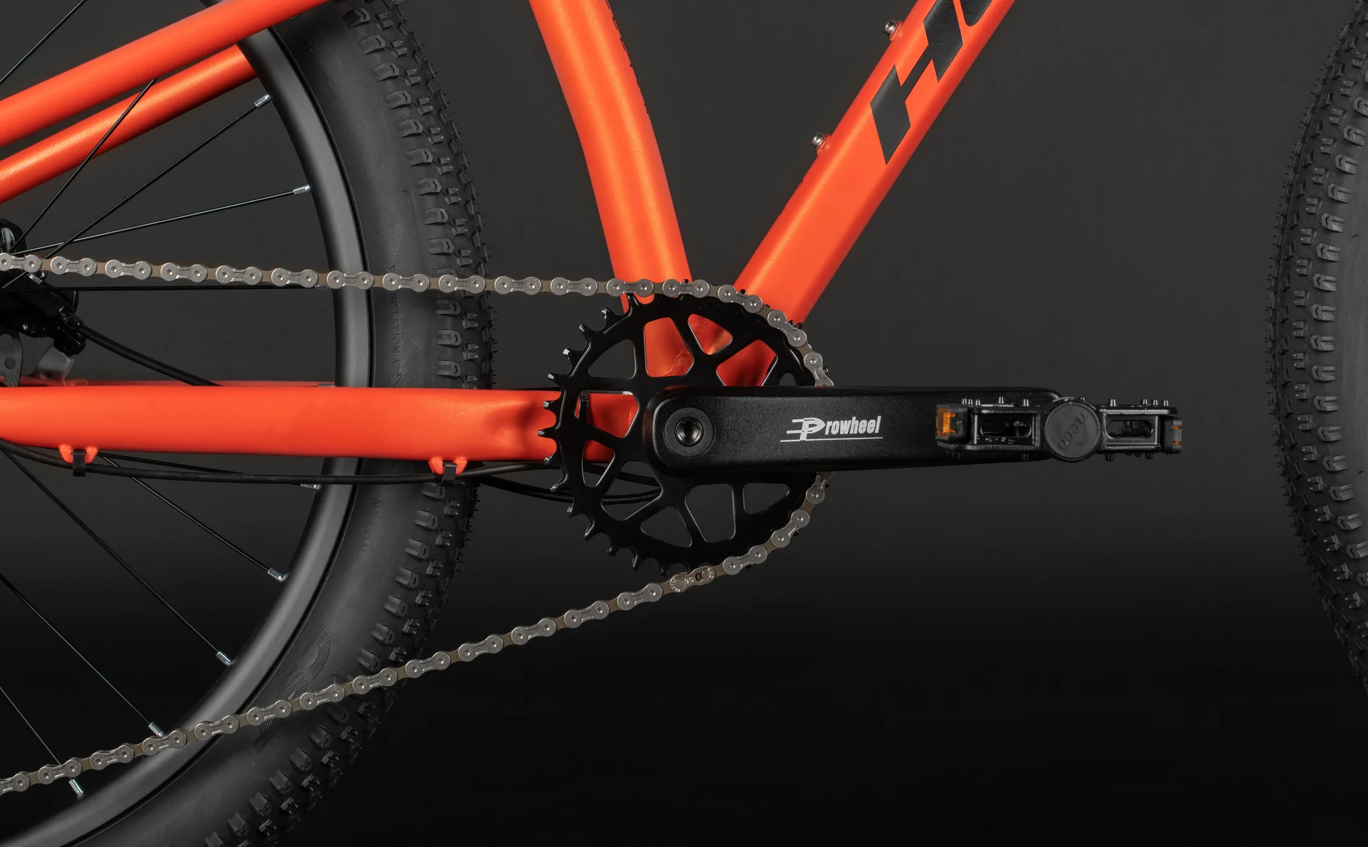 Велосипед HORH BULLET AIR HBHD4.2 24" (2025) Orange-Black - миниатюра 13