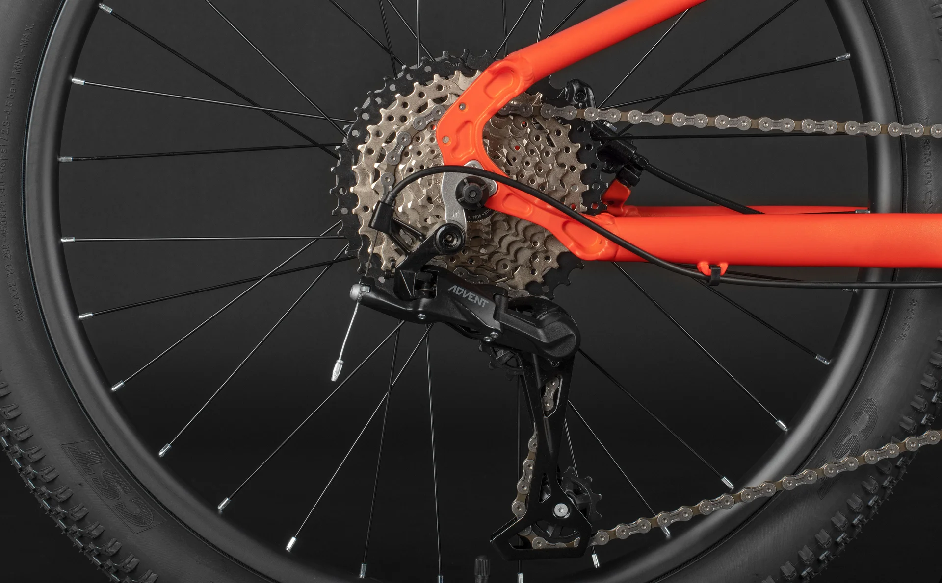 Велосипед HORH BULLET AIR HBHD4.2 24" (2025) Orange-Black - миниатюра 15