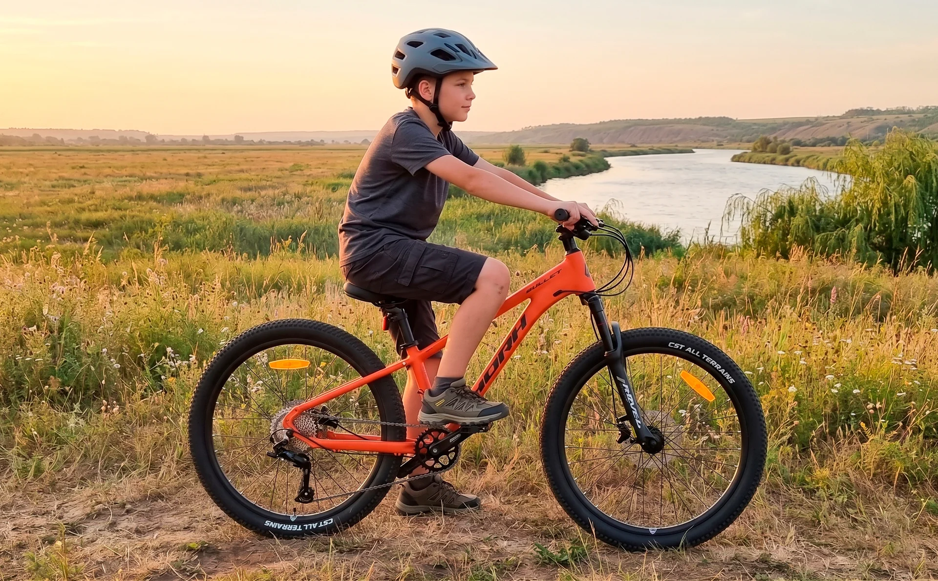 Велосипед HORH BULLET AIR HBHD4.2 24" (2025) Orange-Black - миниатюра 2