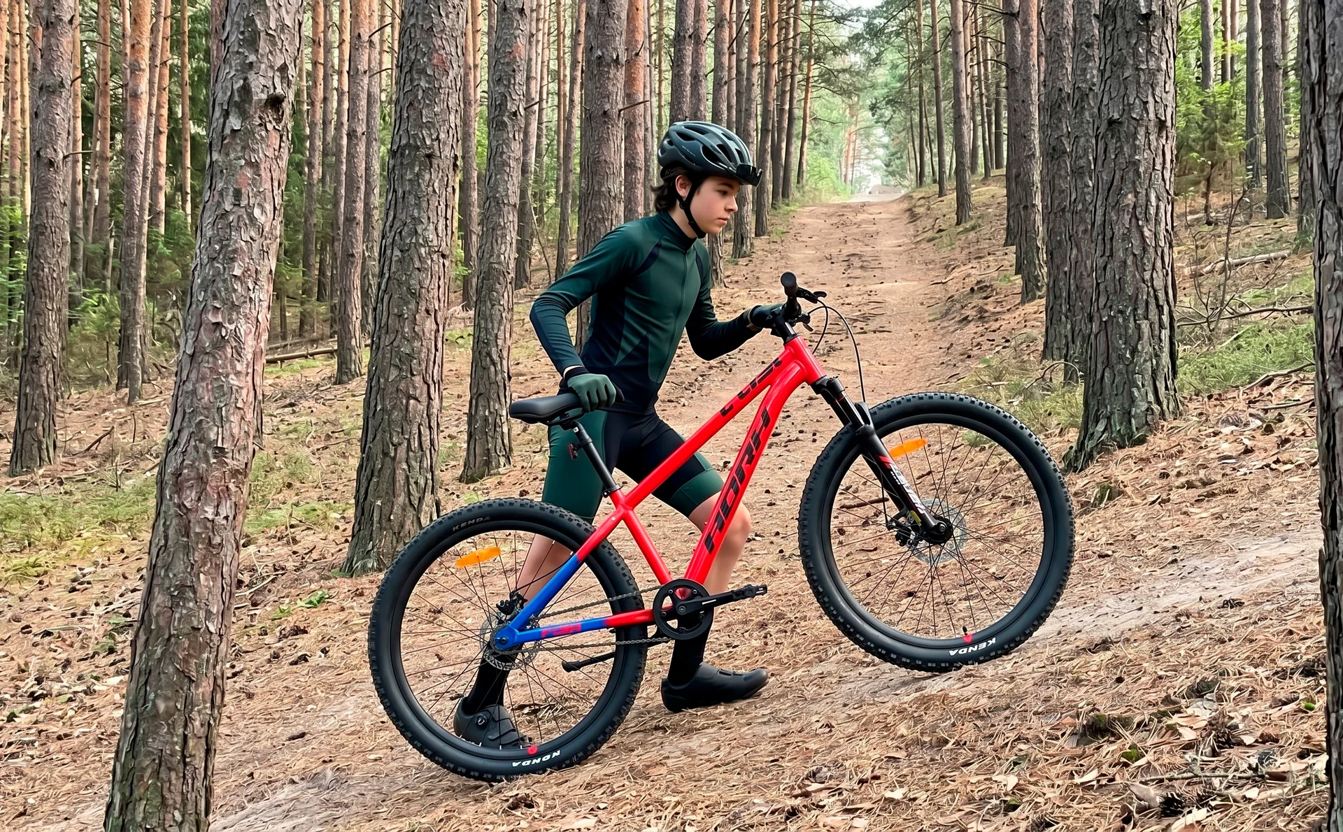 Велосипед HORH CAST HCSTMD 1SR 6.0 26" (2026) Red-Blue - миниатюра 4