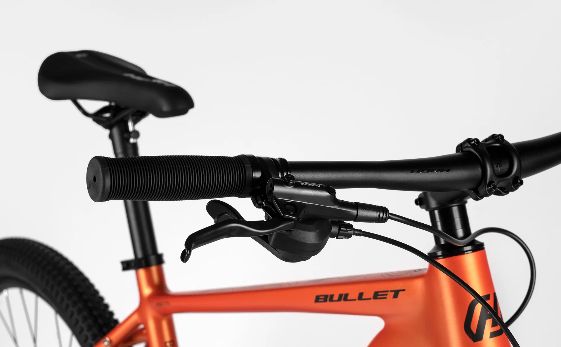 Велосипед HORH BULLET AIR HBHD7.2 27,5" (2026) Orange-Black - миниатюра 10