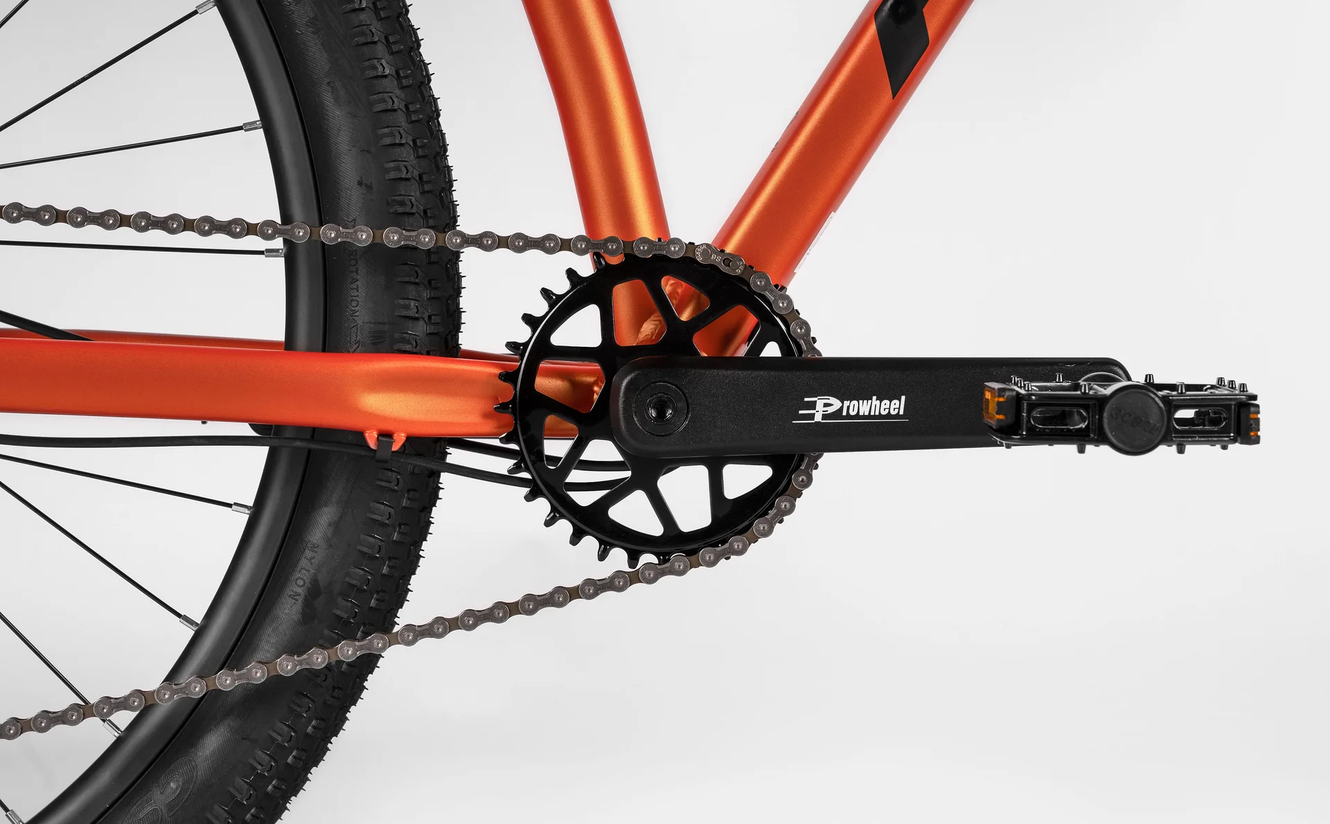 Велосипед HORH BULLET AIR HBHD7.2 27,5" (2026) Orange-Black - миниатюра 12