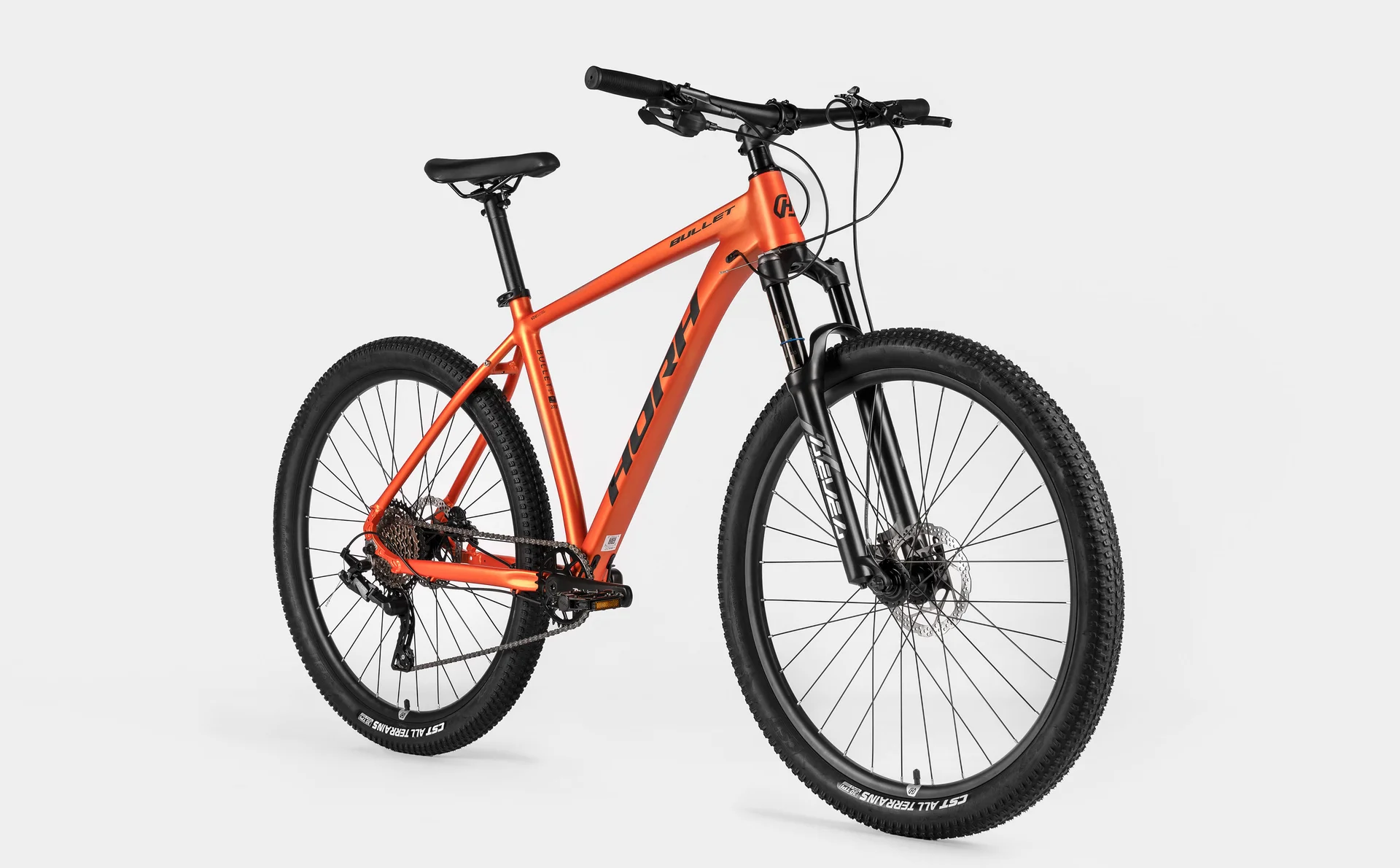Велосипед HORH BULLET AIR HBHD7.2 27,5" (2026) Orange-Black - миниатюра 5