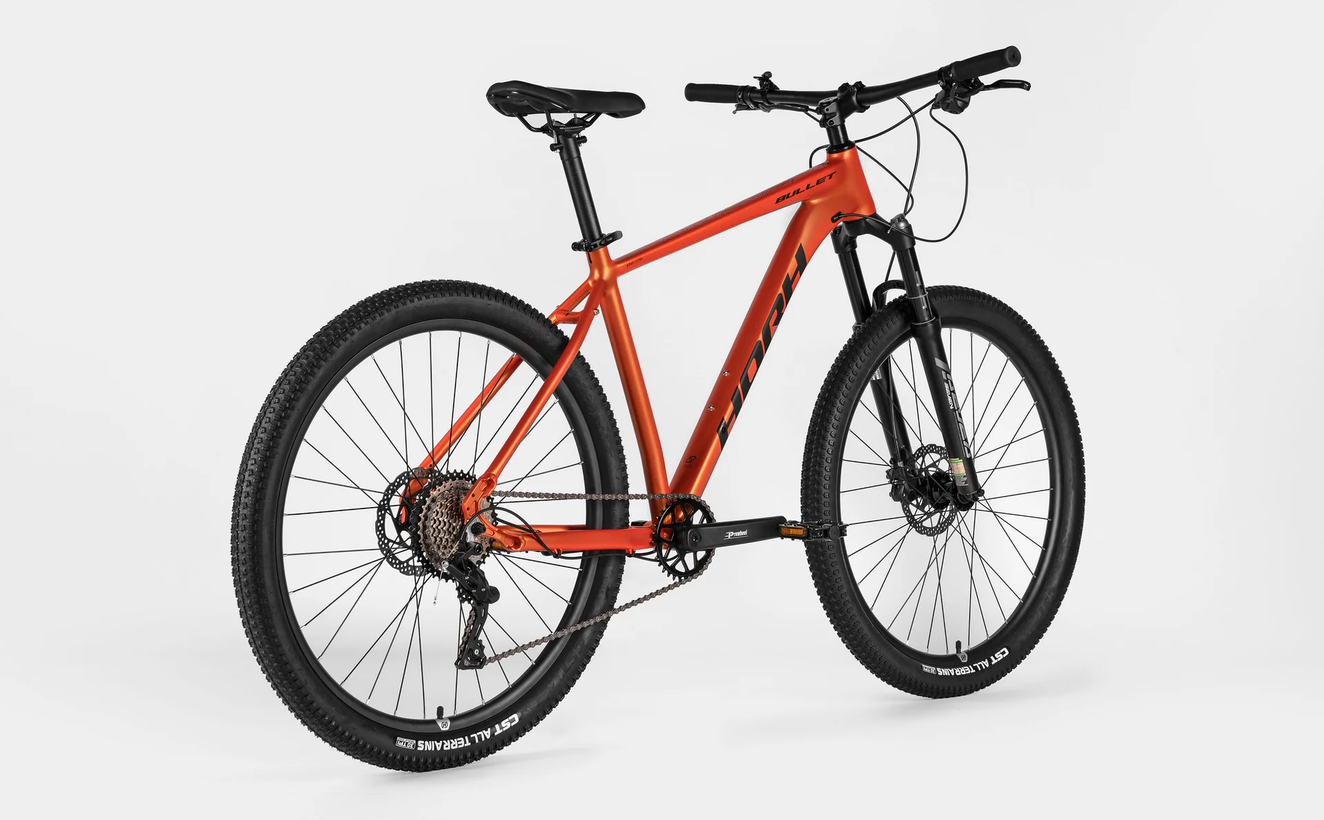 Велосипед HORH BULLET AIR HBHD7.2 27,5" (2026) Orange-Black - миниатюра 6