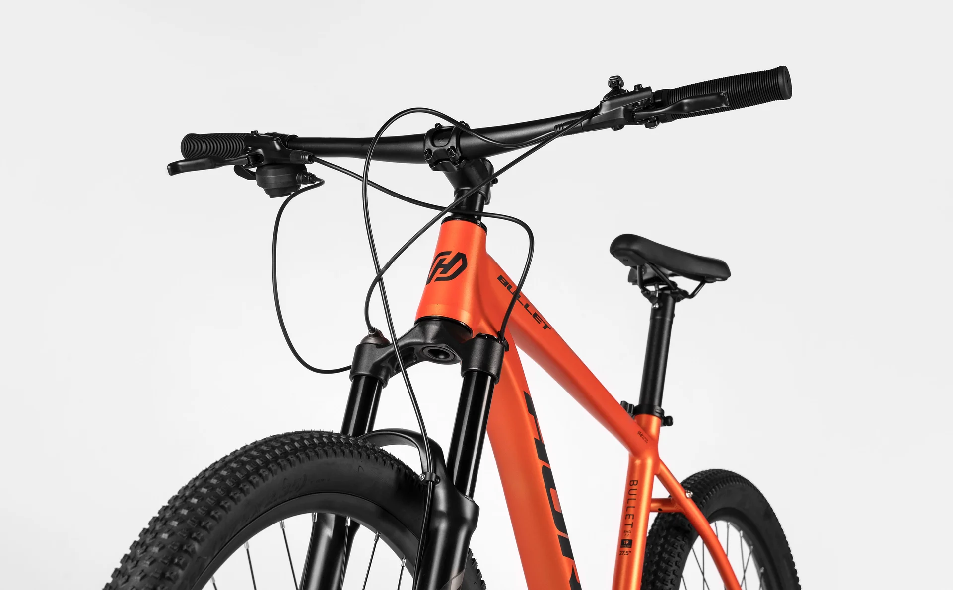 Велосипед HORH BULLET AIR HBHD7.2 27,5" (2026) Orange-Black - миниатюра 9