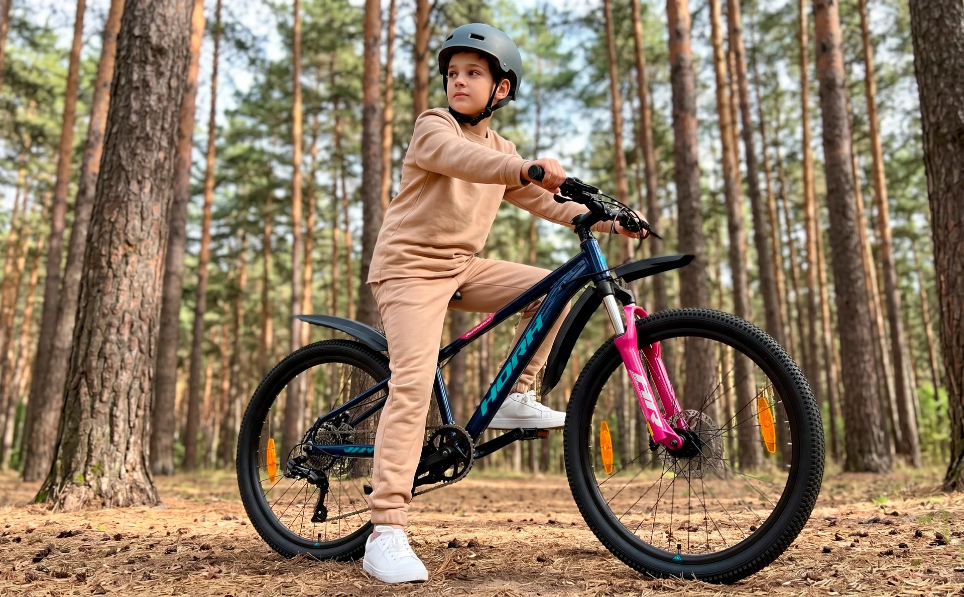 Велосипед HORH ROHAN RHD 4.2 24" (2025) Black-Purple-Green - миниатюра 2