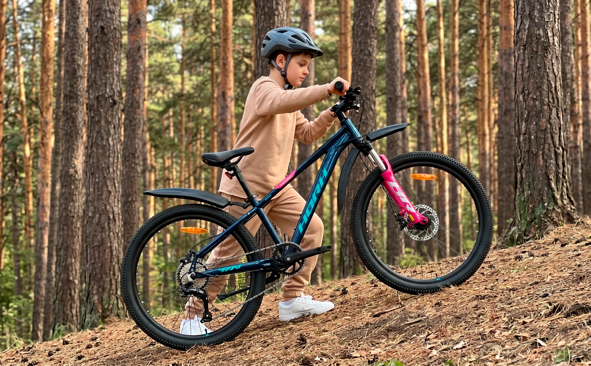 Велосипед HORH ROHAN RHD 4.2 24" (2025) Black-Purple-Green - миниатюра 3