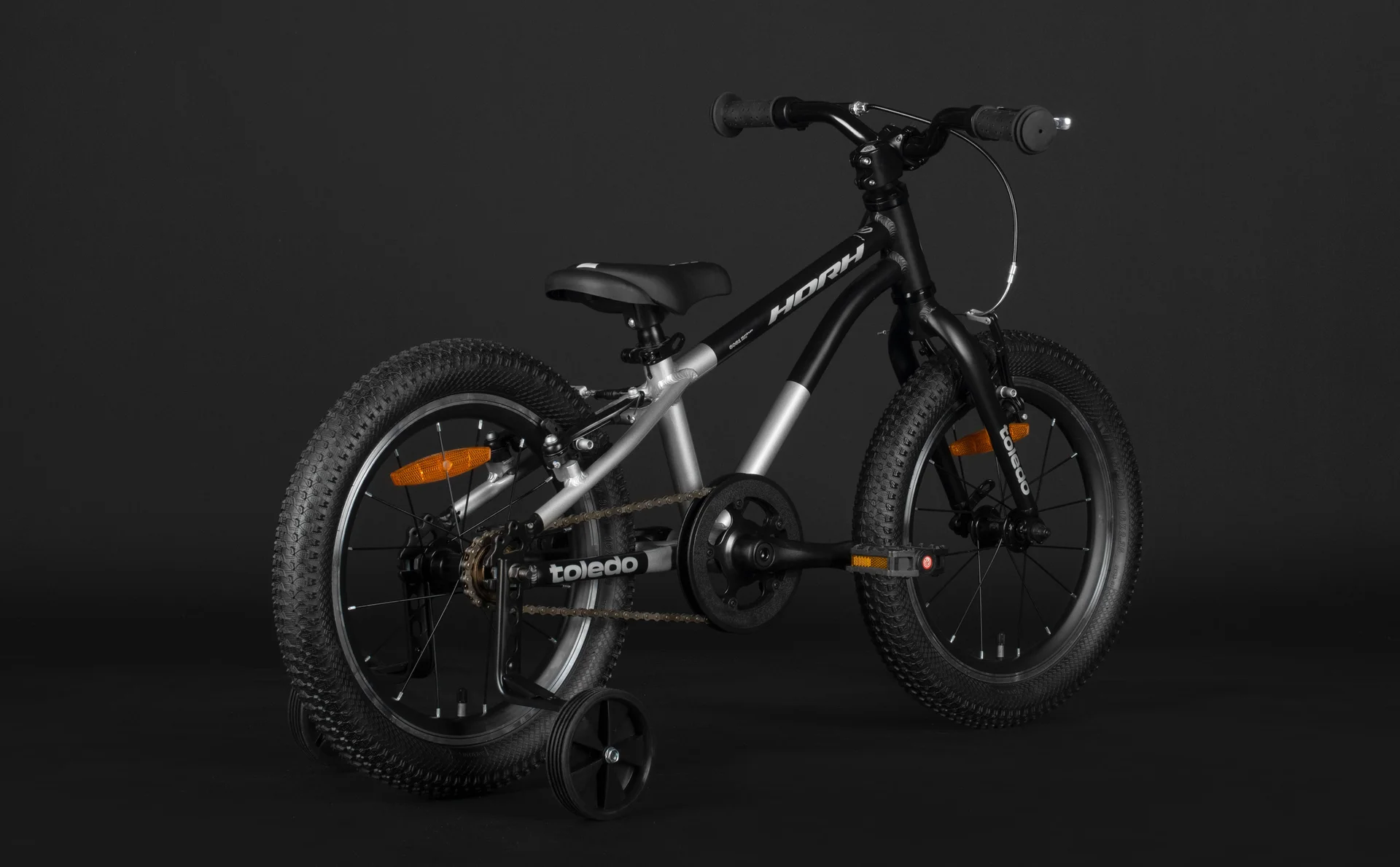 Велосипед HORH TOLEDO HTLD16CR 16" (2026) Silver-Black - миниатюра 4