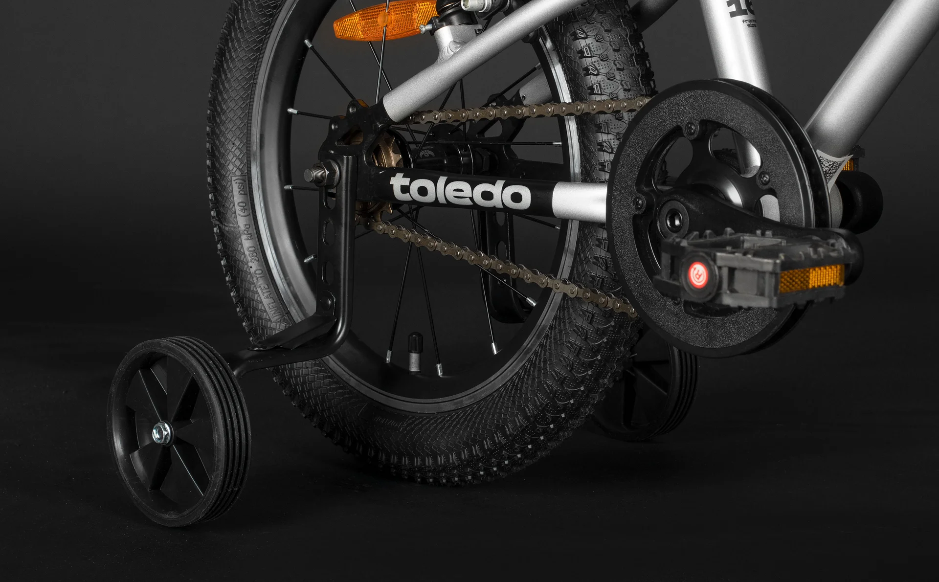 Велосипед HORH TOLEDO HTLD16CR 16" (2026) Silver-Black - миниатюра 5