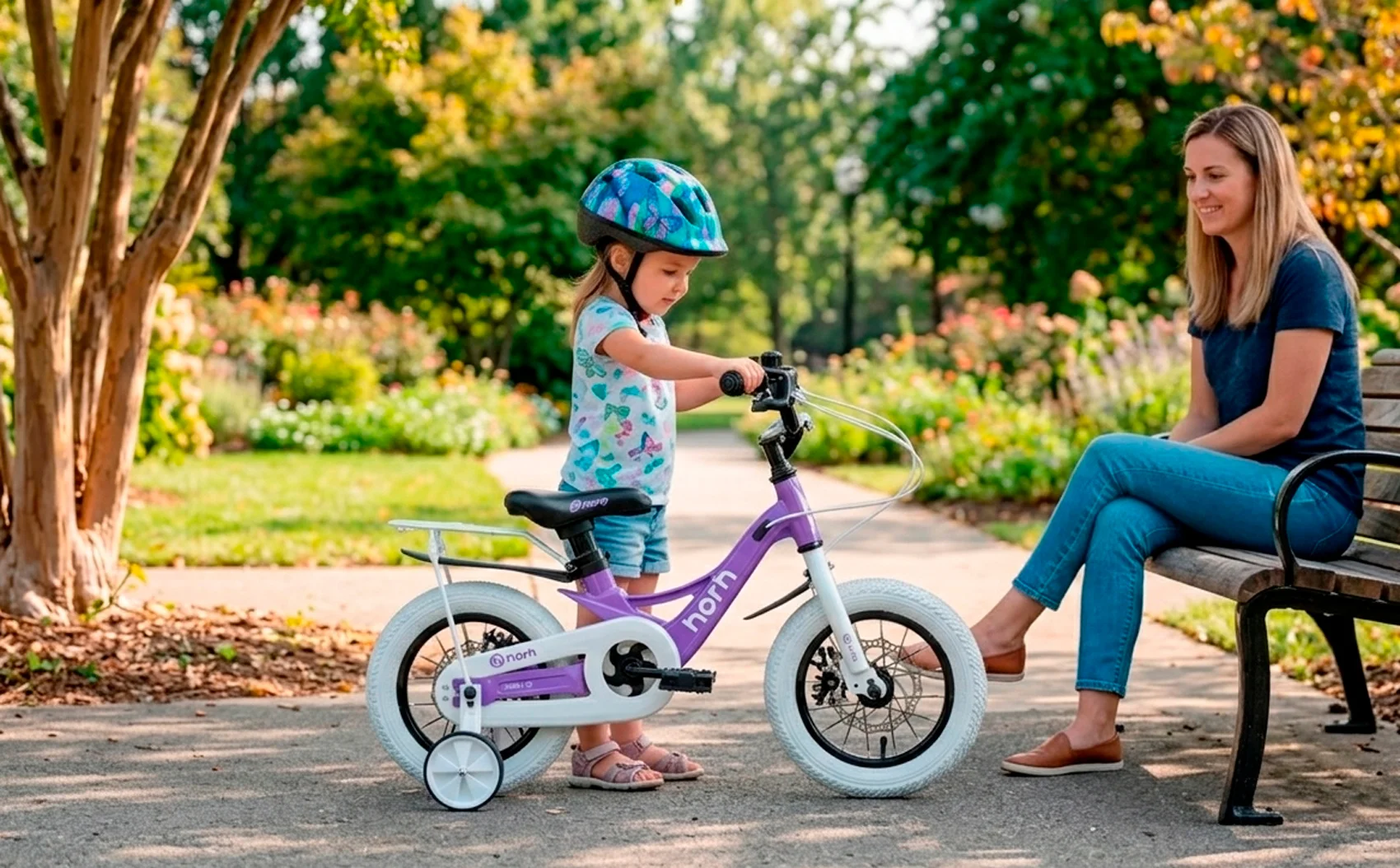 Велосипед HORH MILLIE 12 (2026) Purple-White - миниатюра 3
