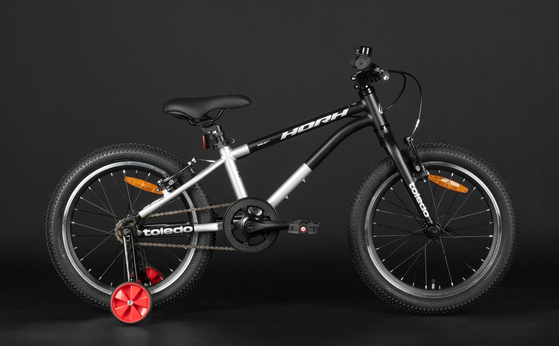 Велосипед HORH TOLEDO HTLD18CR 18" (2026) Silver-Black - миниатюра 2