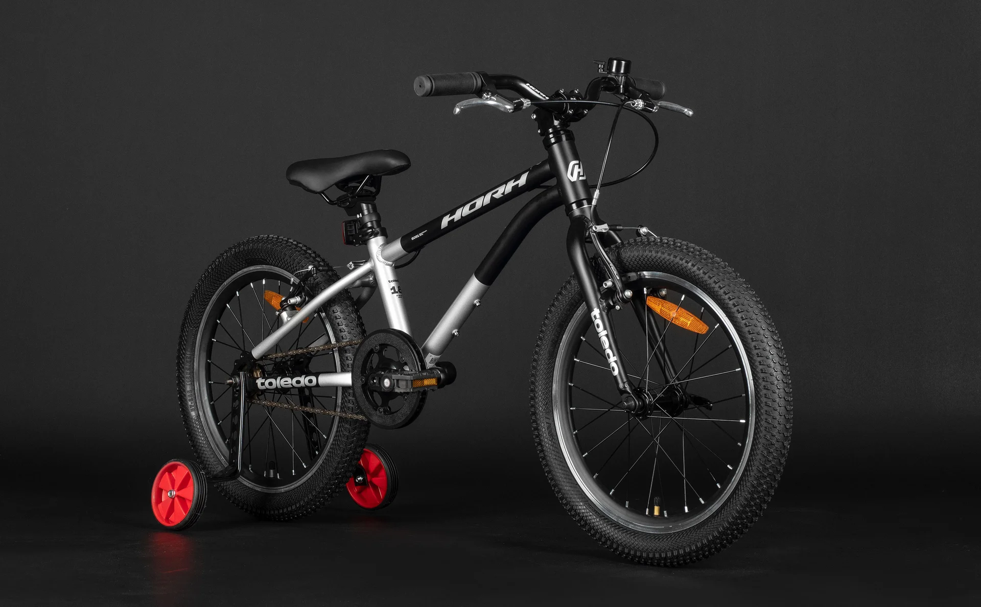 Велосипед HORH TOLEDO HTLD18CR 18" (2026) Silver-Black - миниатюра 3