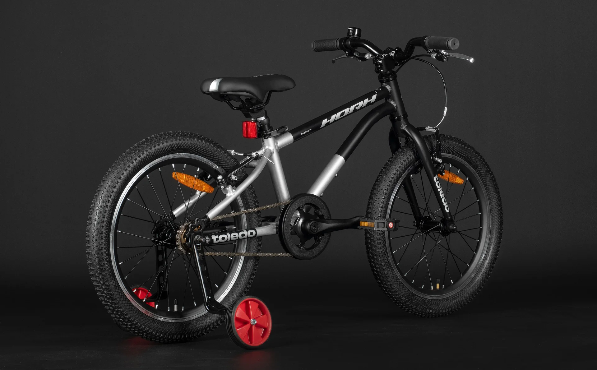 Велосипед HORH TOLEDO HTLD18CR 18" (2026) Silver-Black - миниатюра 4