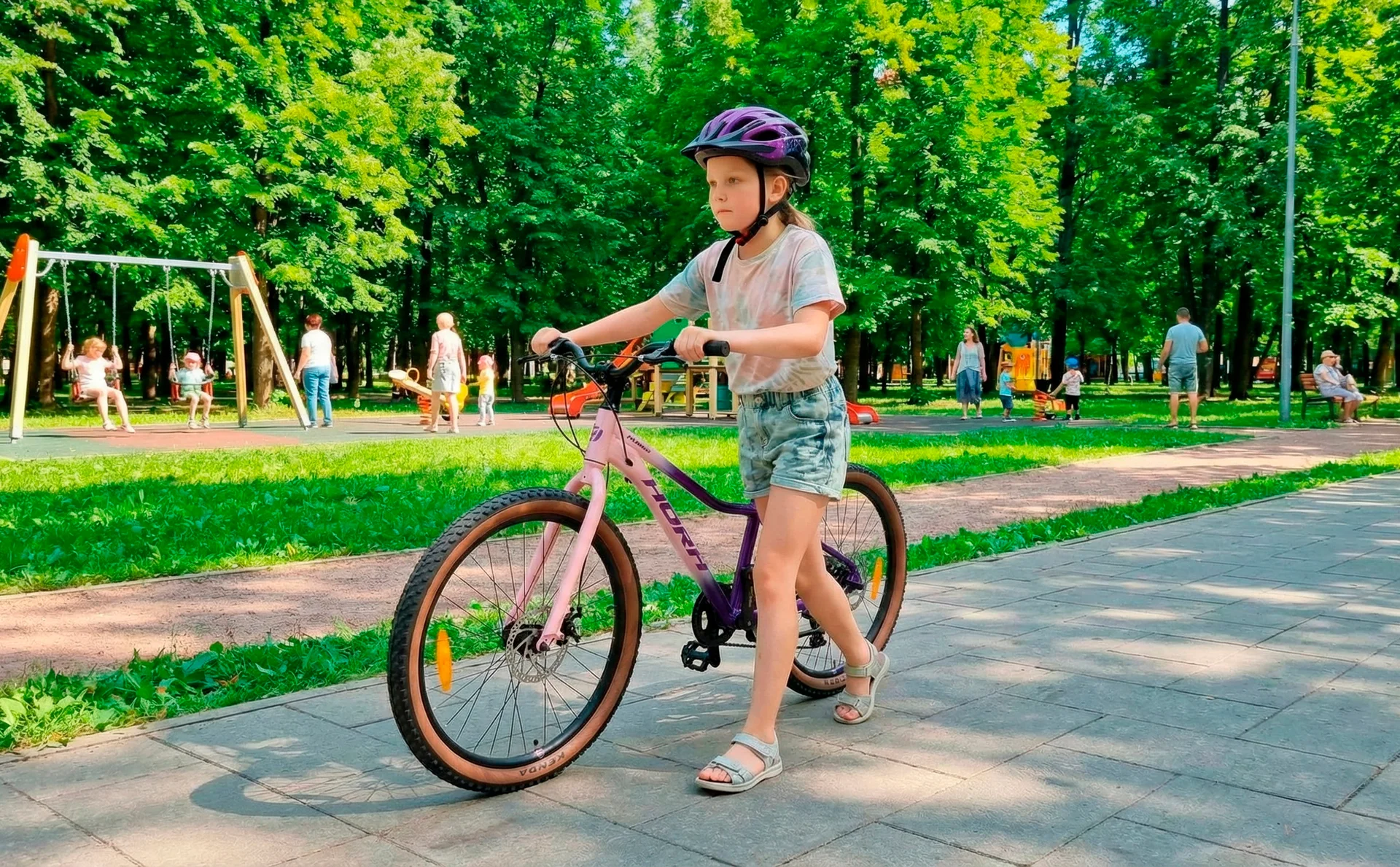 Велосипед HORH MIA MD24" (2026) Purple-Pink - миниатюра 4