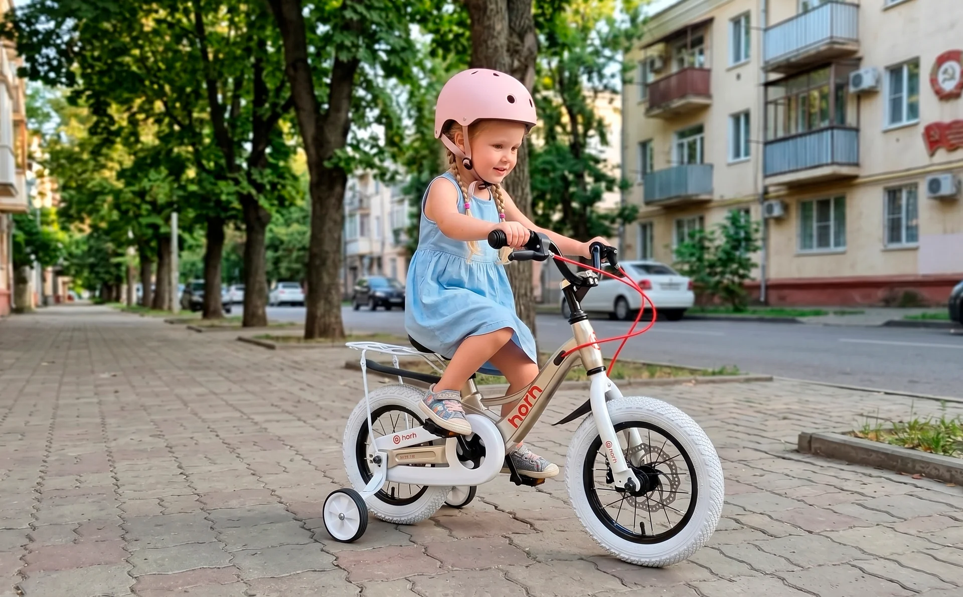 Велосипед HORH MILLIE 12 (2026) Peach-White - миниатюра 2