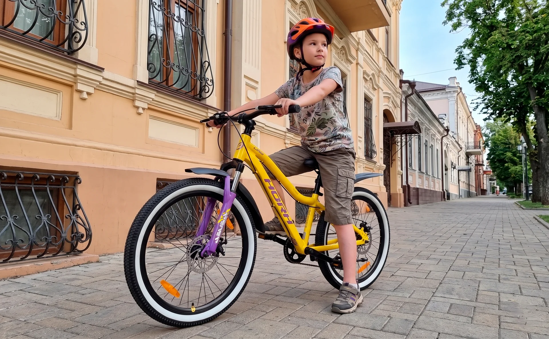 Велосипед HORH LIMA 24" (2026) Yellow-Purples - миниатюра 2