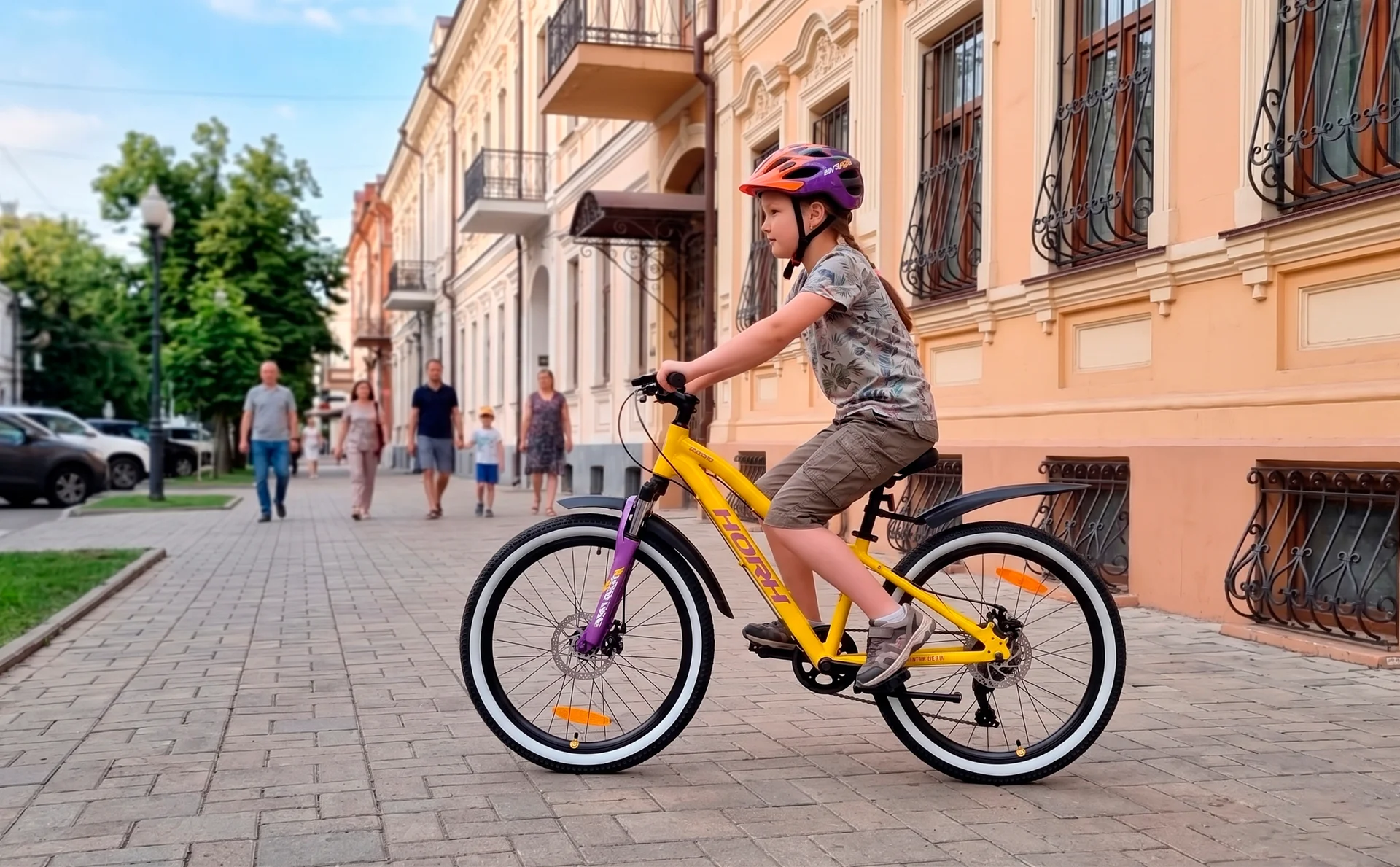 Велосипед HORH LIMA 24" (2026) Yellow-Purples - миниатюра 3