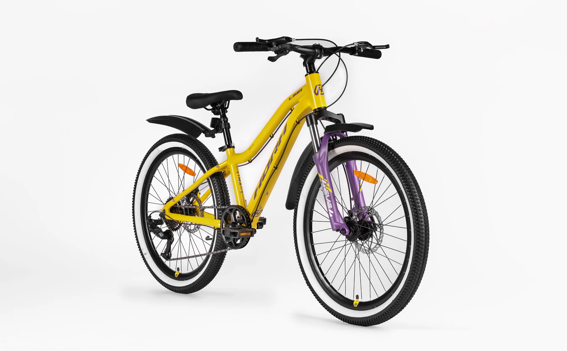 Велосипед HORH LIMA 24" (2026) Yellow-Purples - миниатюра 5