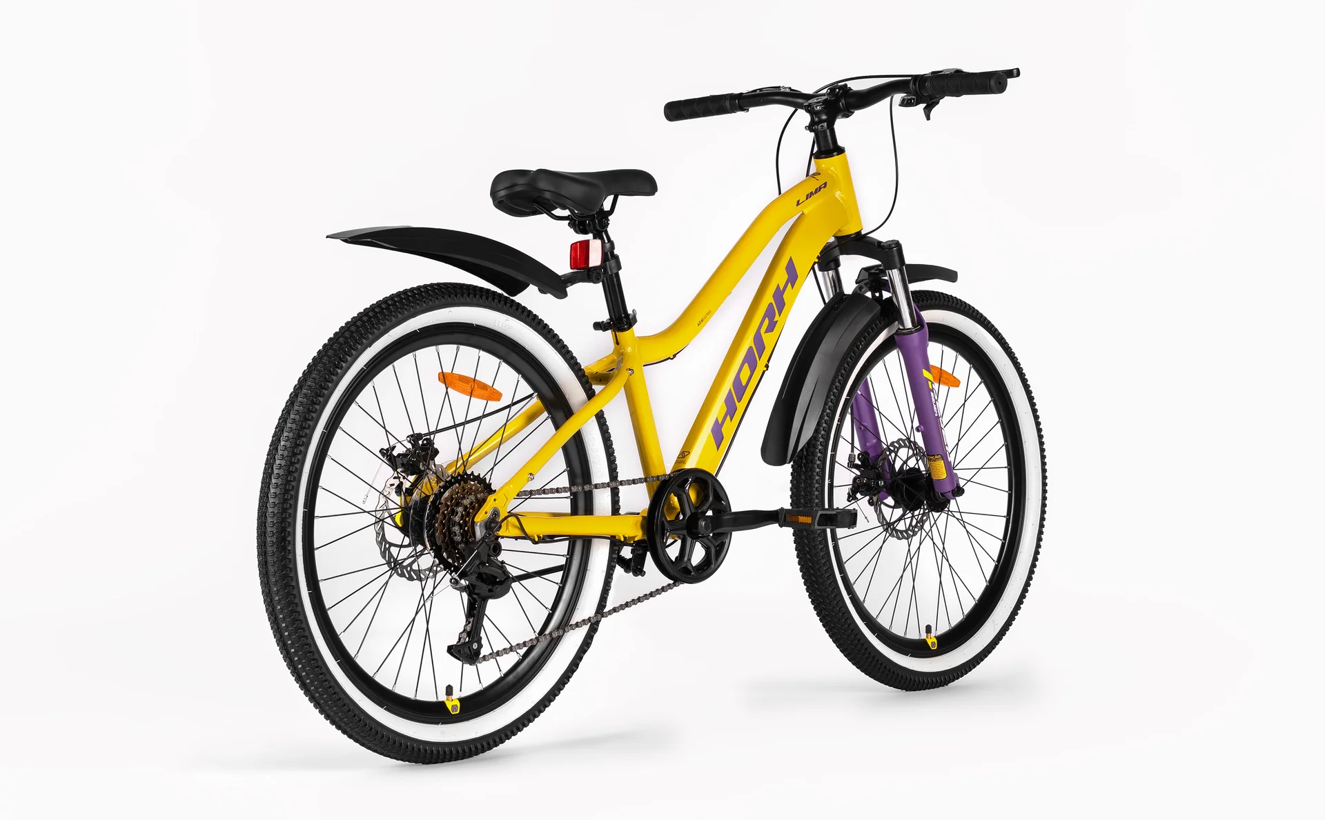 Велосипед HORH LIMA 24" (2026) Yellow-Purples - миниатюра 6