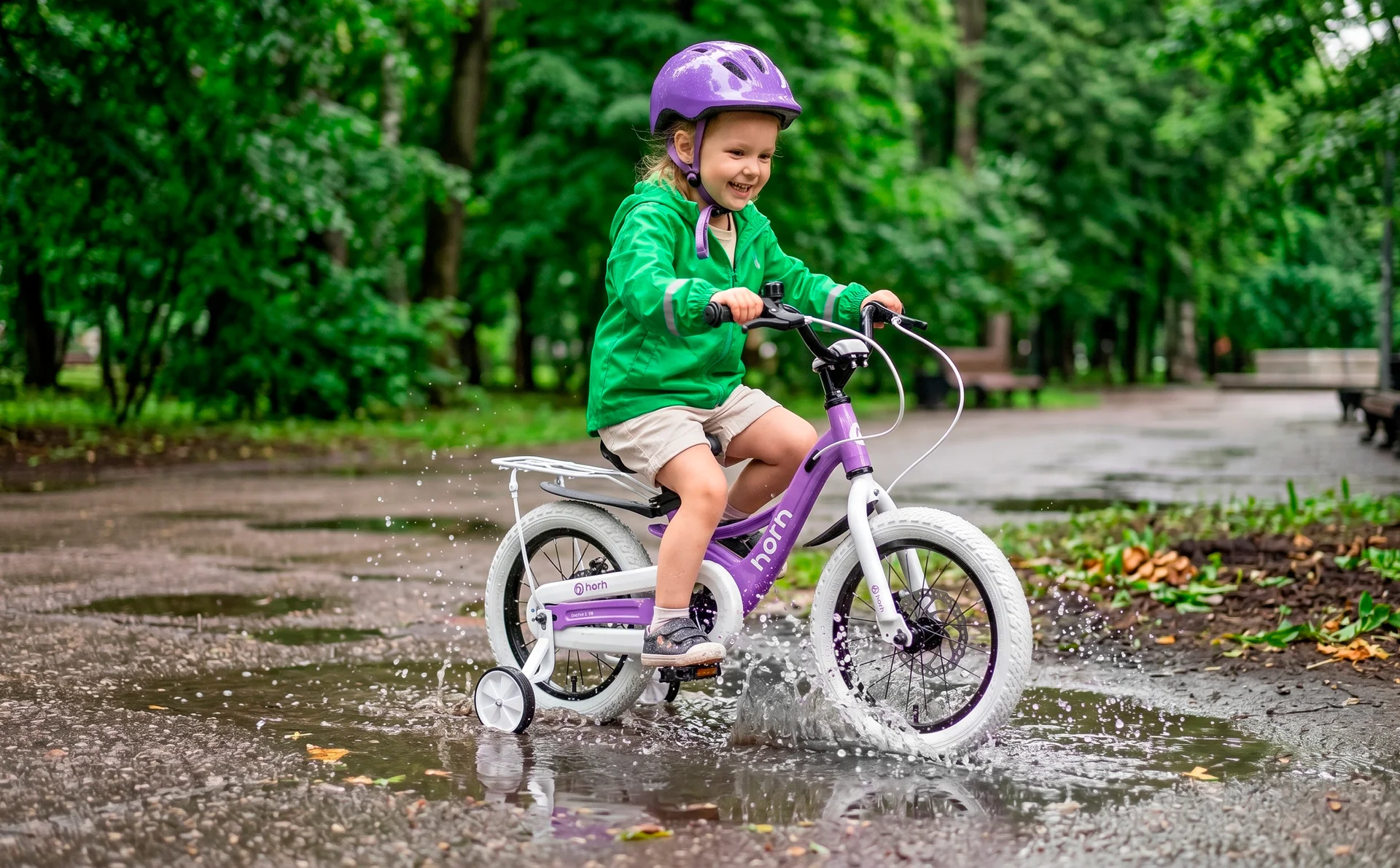 Велосипед HORH MILLIE 14 (2026) Purple-White - миниатюра 2