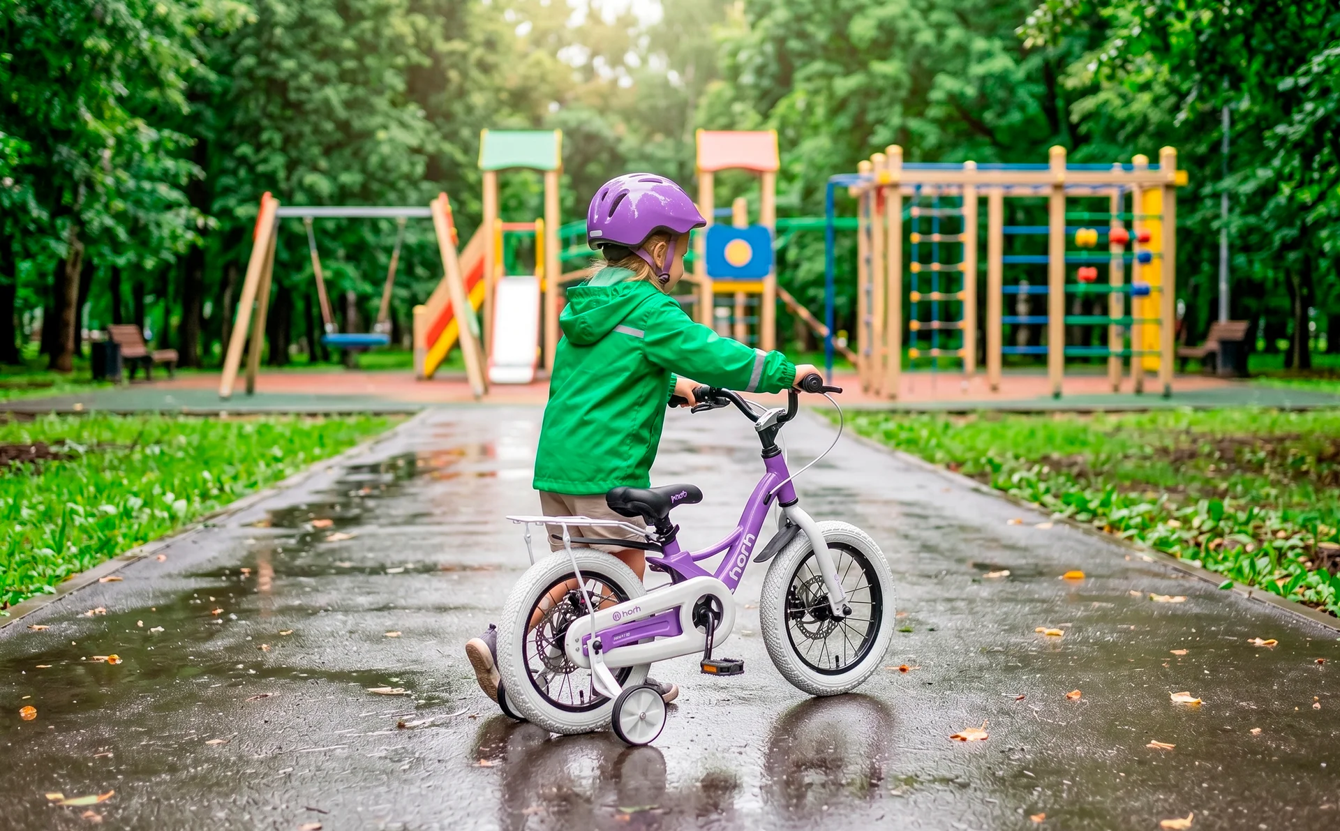 Велосипед HORH MILLIE 14 (2026) Purple-White - миниатюра 4