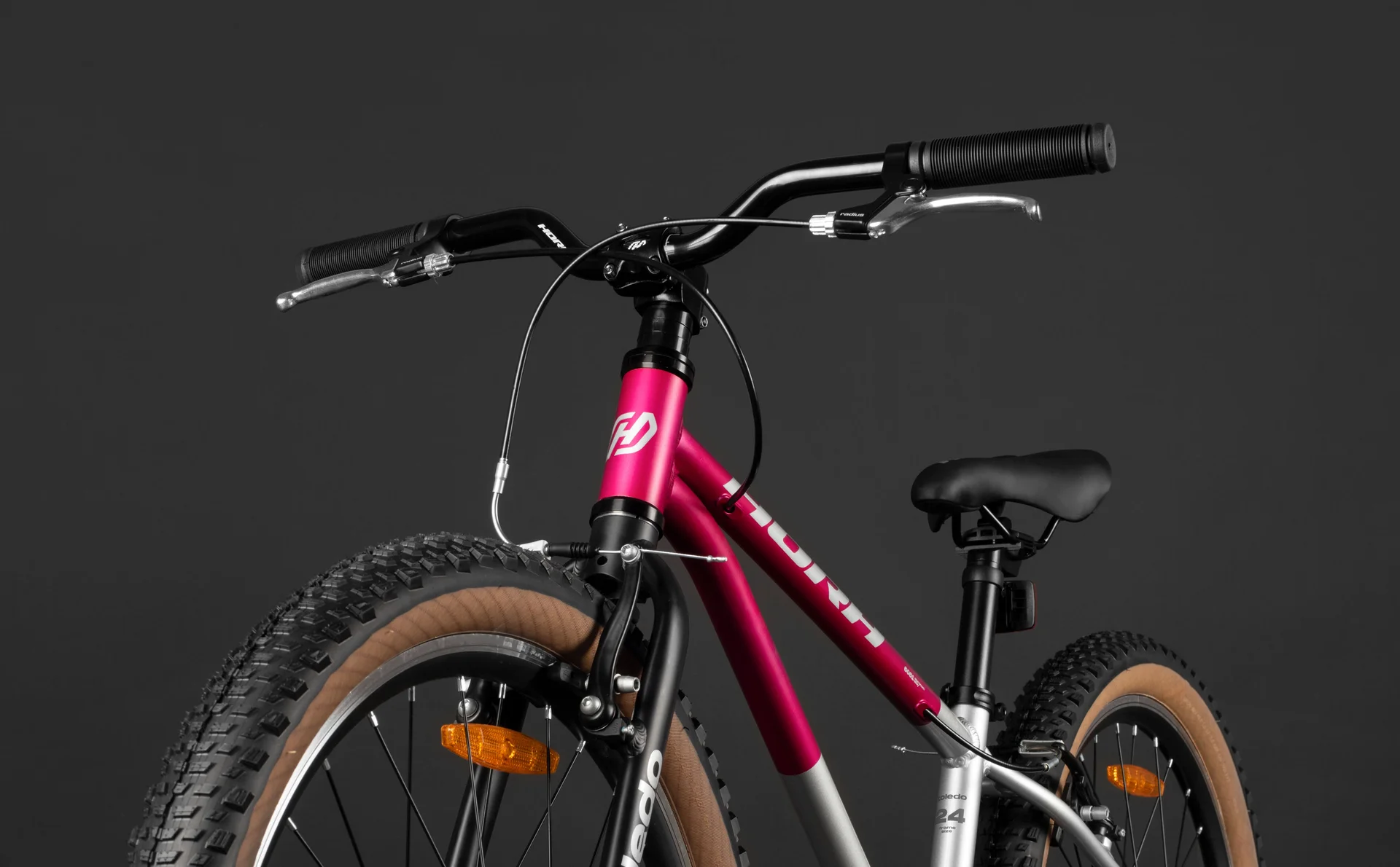 Велосипед HORH TOLEDO HTLD20CR 20" (2026) Silver-Pink - миниатюра 10